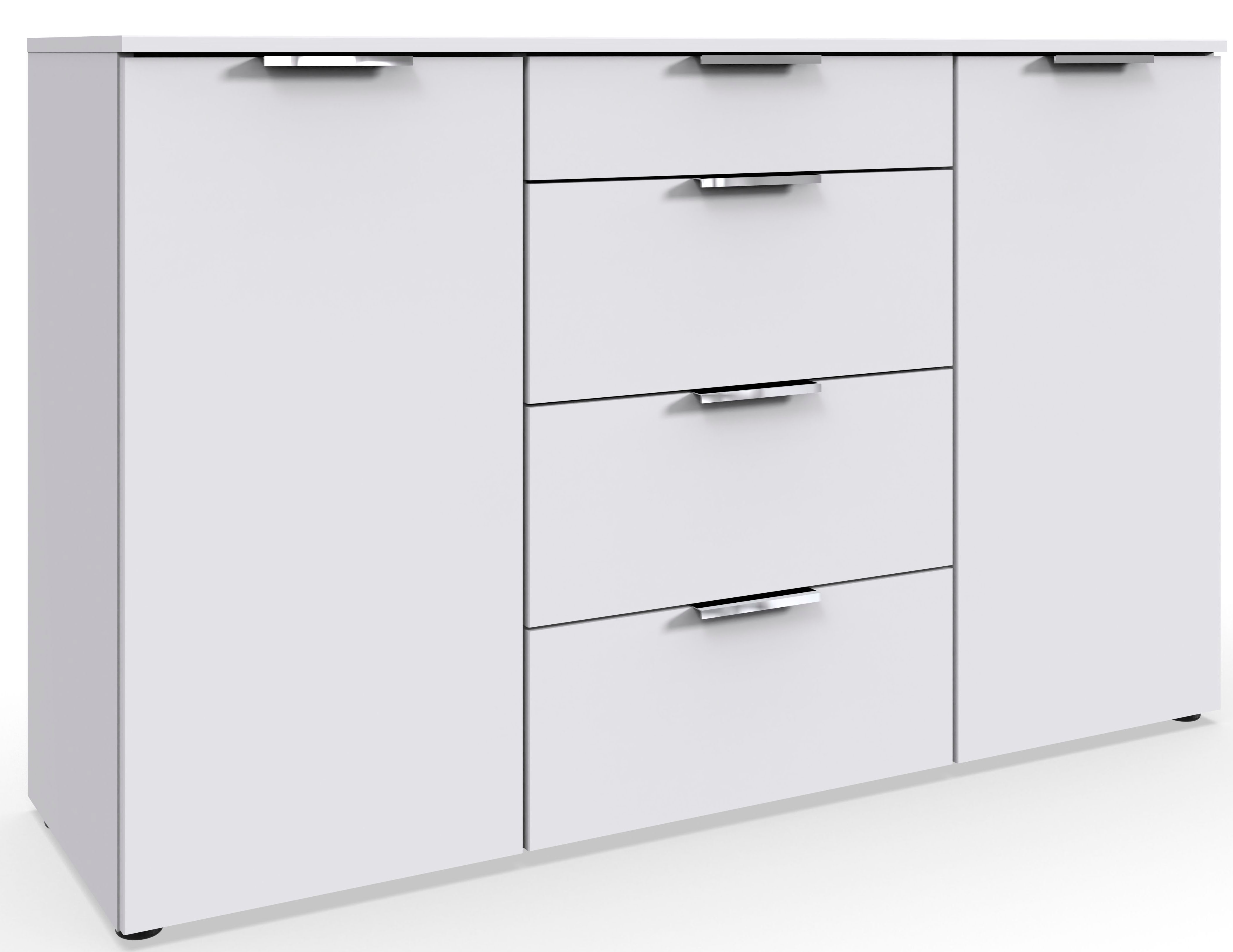 Wimex "Level by fresh to go" 2-türig, mit 4 Schubladen und soft-close Funktion, 135cm breit