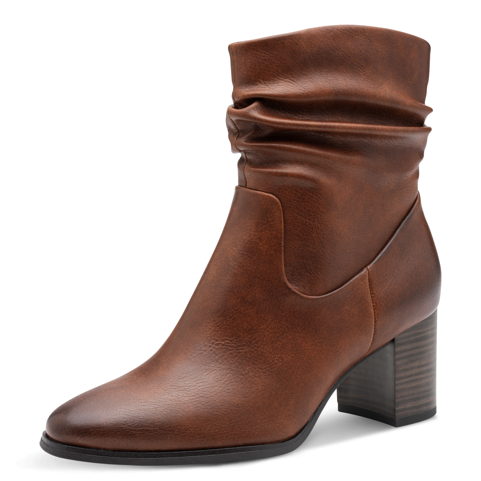 MARCO TOZZI, Blockabsatz, Businessschuh mit Falten im slouchy Look