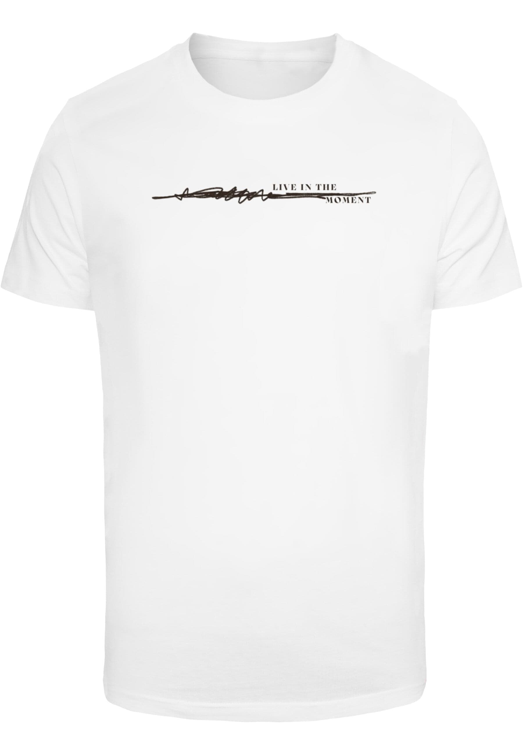 MisterTee T-Shirt "MisterTee Herren Live In The Moment Tee", (1 tlg.) günstig online kaufen