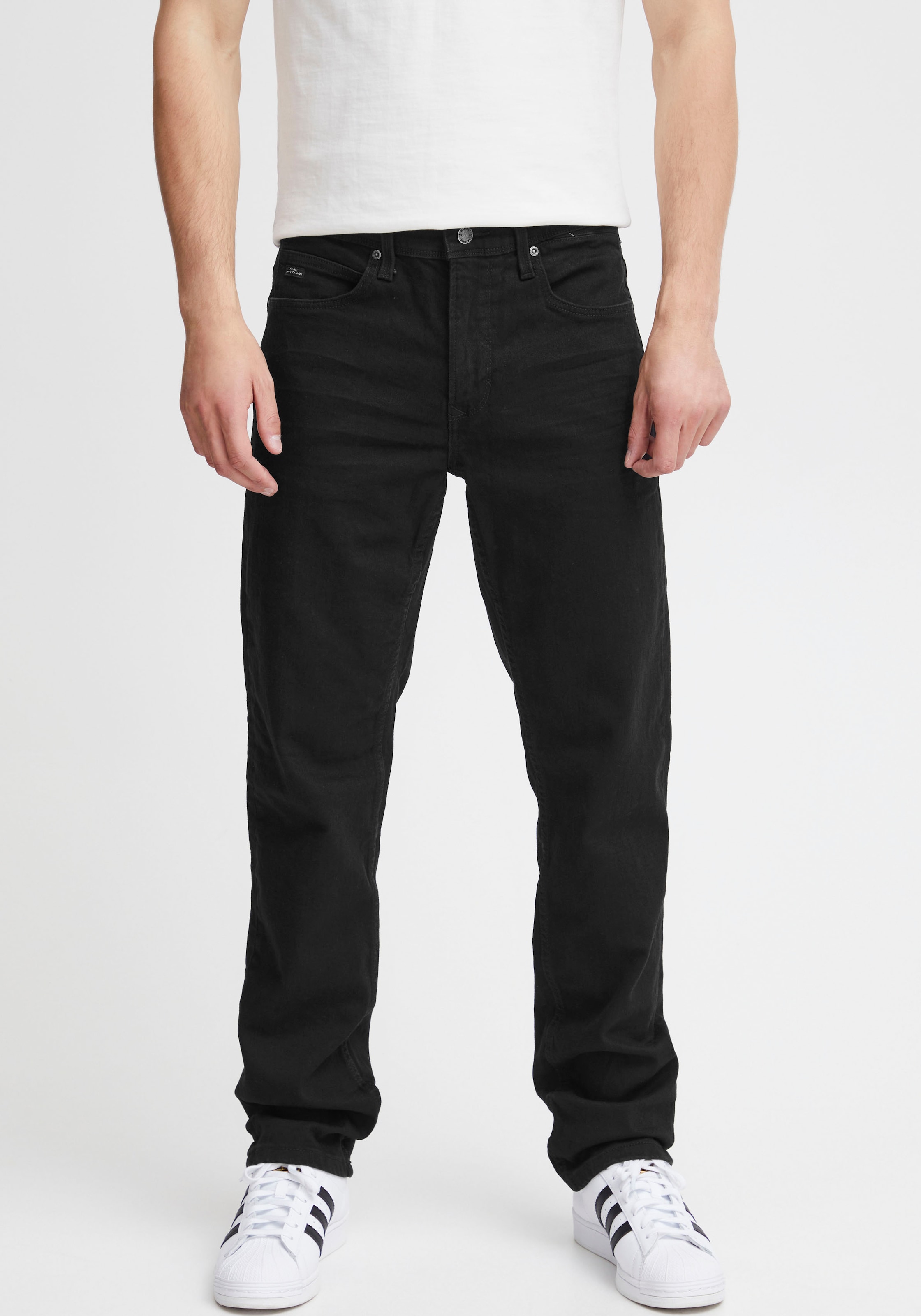 Blend Regular-fit-Jeans "BL-Rock fit" Baumwollmischung mit Elasthan, Regular Fit, elastisches Denim