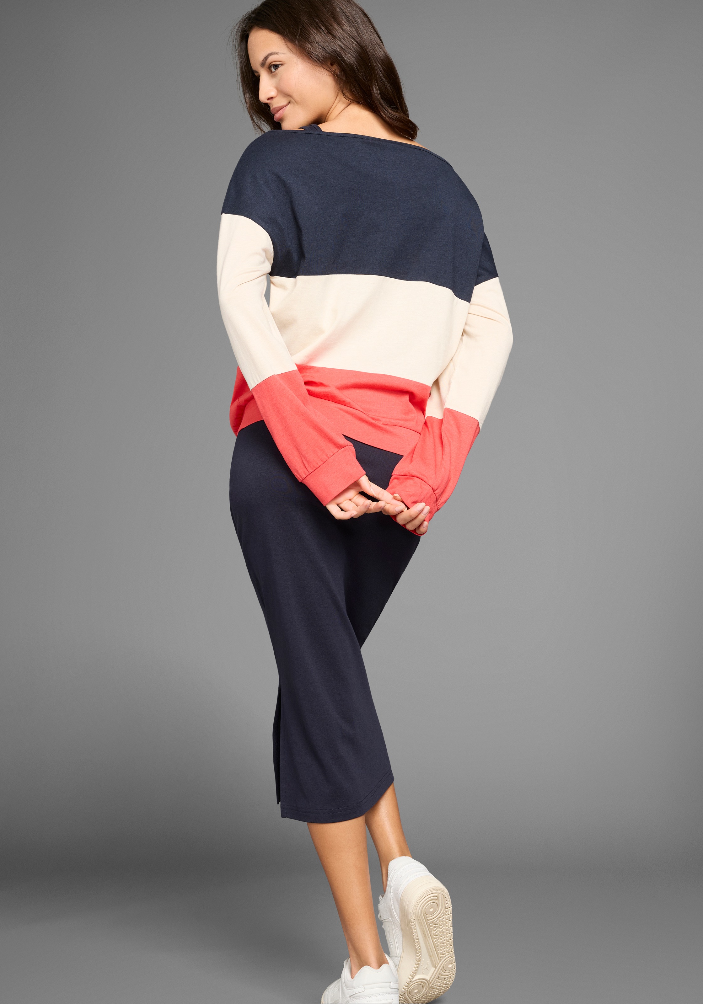 KangaROOS 2-in-1-Kleid Set, 2 Stk. tlg. mit Streifenshirt im Lagenlook günstig online kaufen