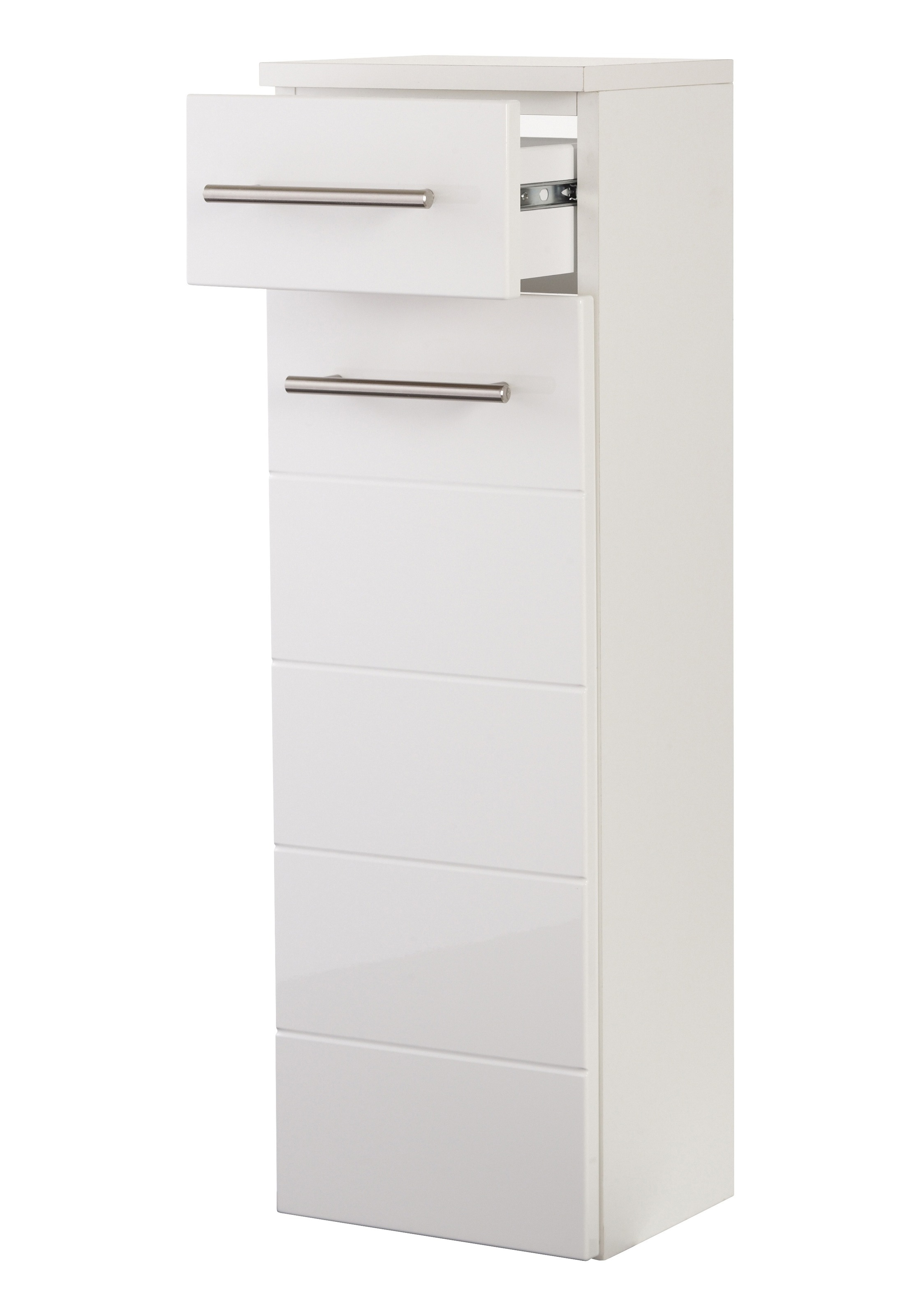 welltime Unterschrank »Porto«, Breite 25 cm, mit hochglänzenden Fronten