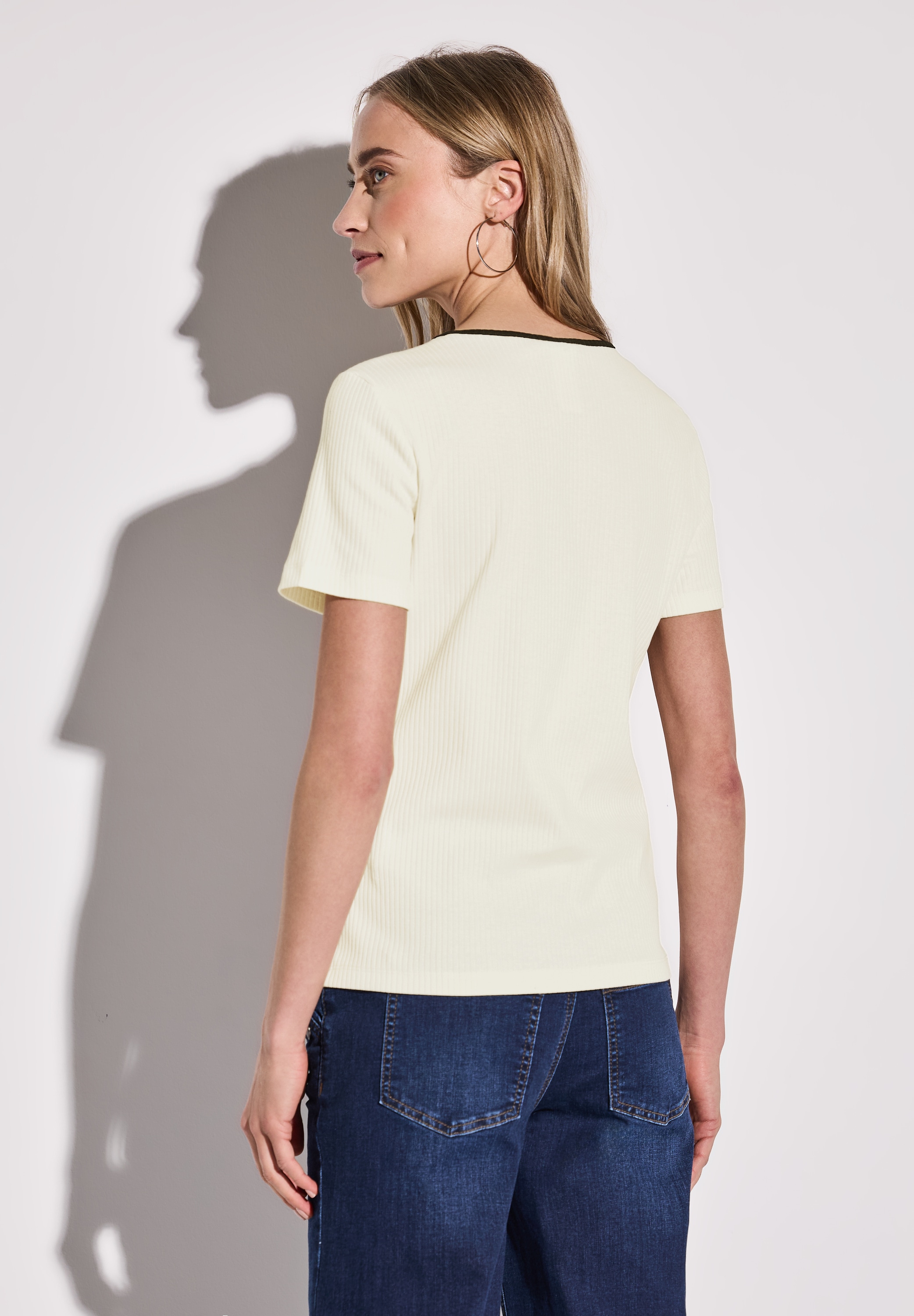 STREET ONE T-Shirt, mit Cut-Out Detail