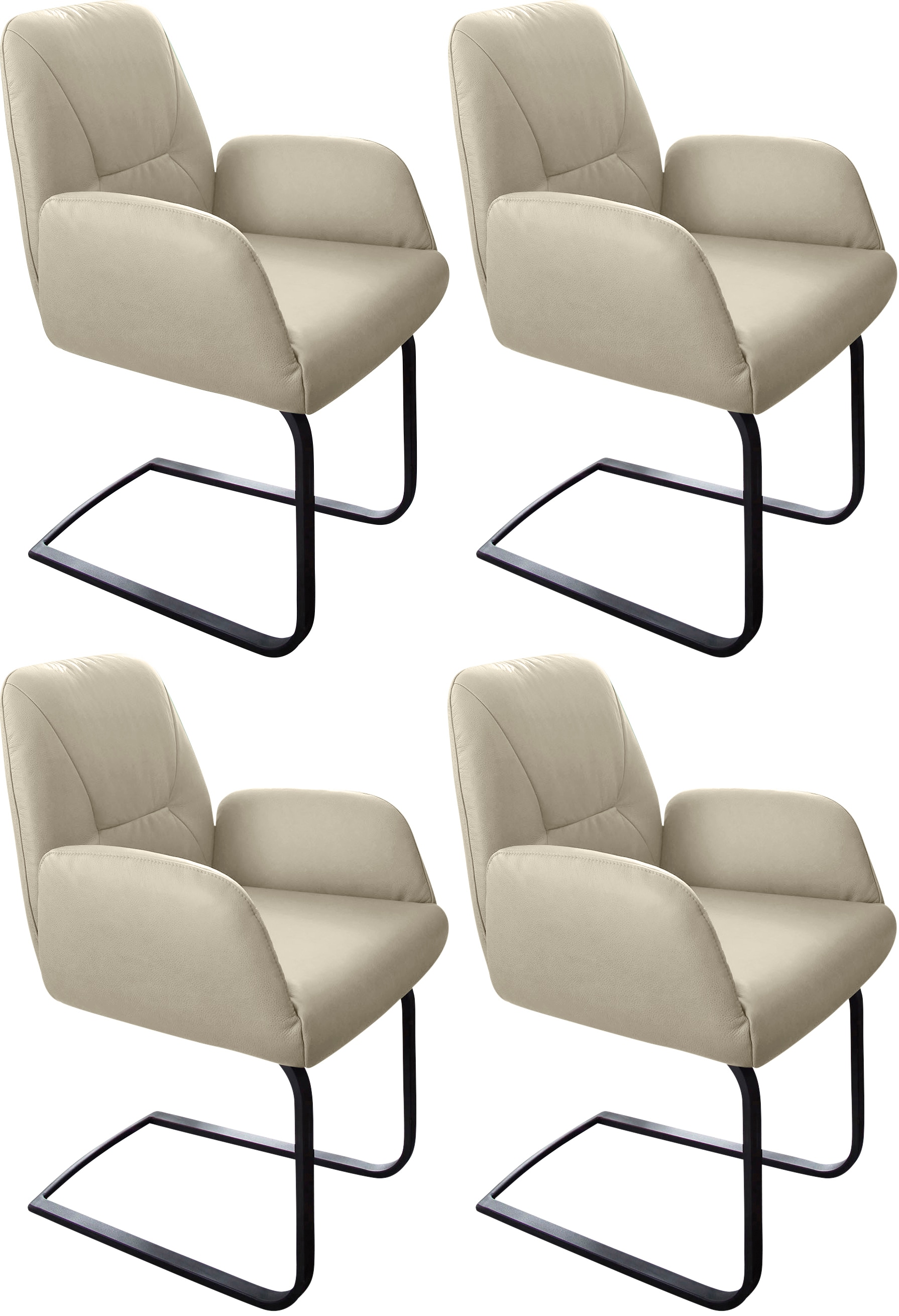 W.SCHILLIG Freischwinger "ole" (Set) 4 Stk. Longlife Xtra-Leder Z59 2er- od günstig online kaufen