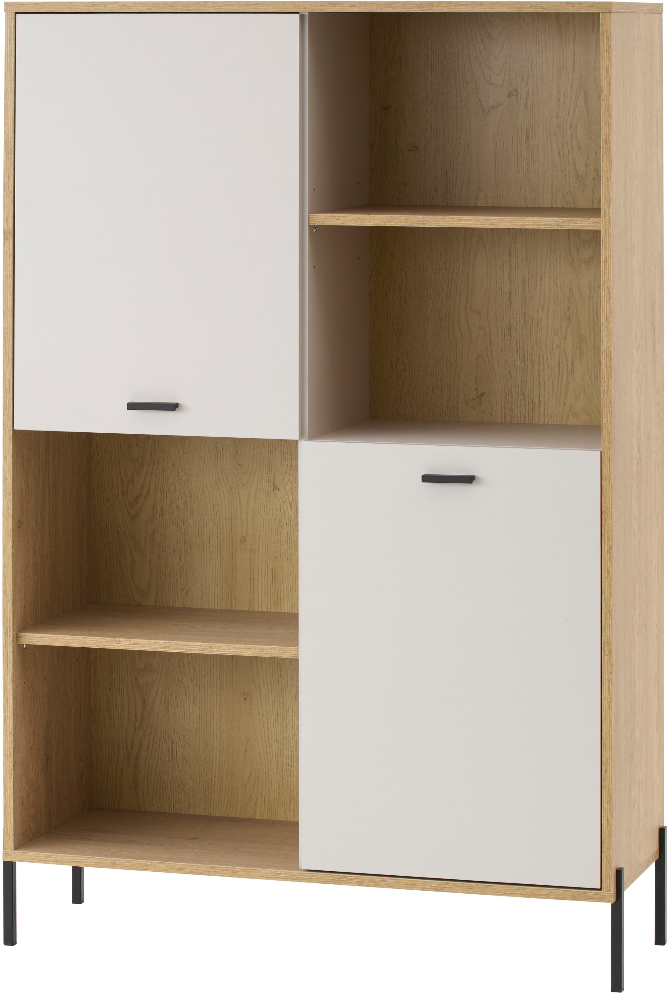 Home affaire Regalelement »Fredericia, modernes Regal, Kommode in Kaschmir, Highboard, Standregal« ausreichend Stauraum, offene & geschlossene Fächer, 105 cm breit