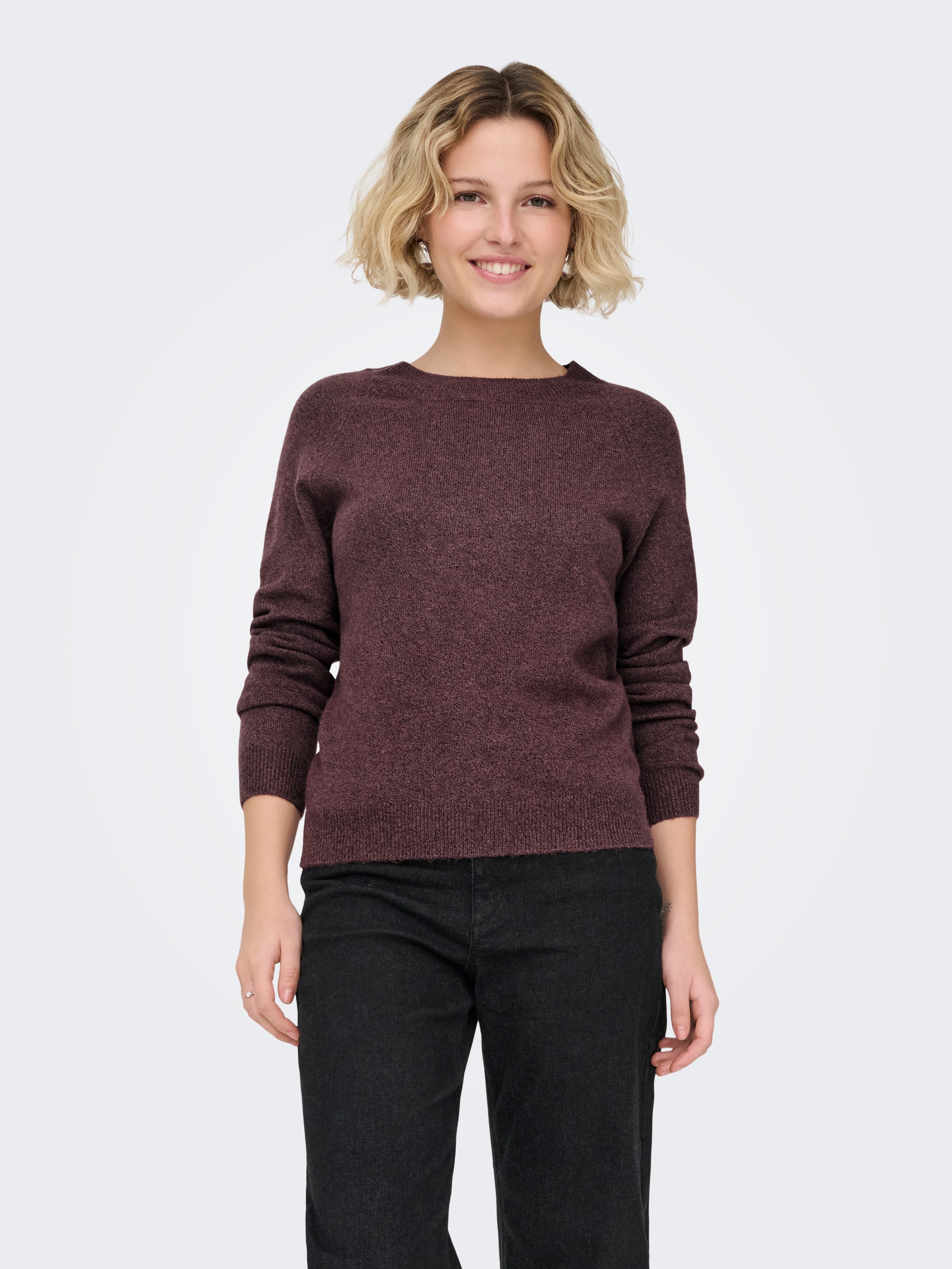 ONLY Rundhalspullover »ONLRICA LIFE L/S PULLOVER  KNT NOOS«