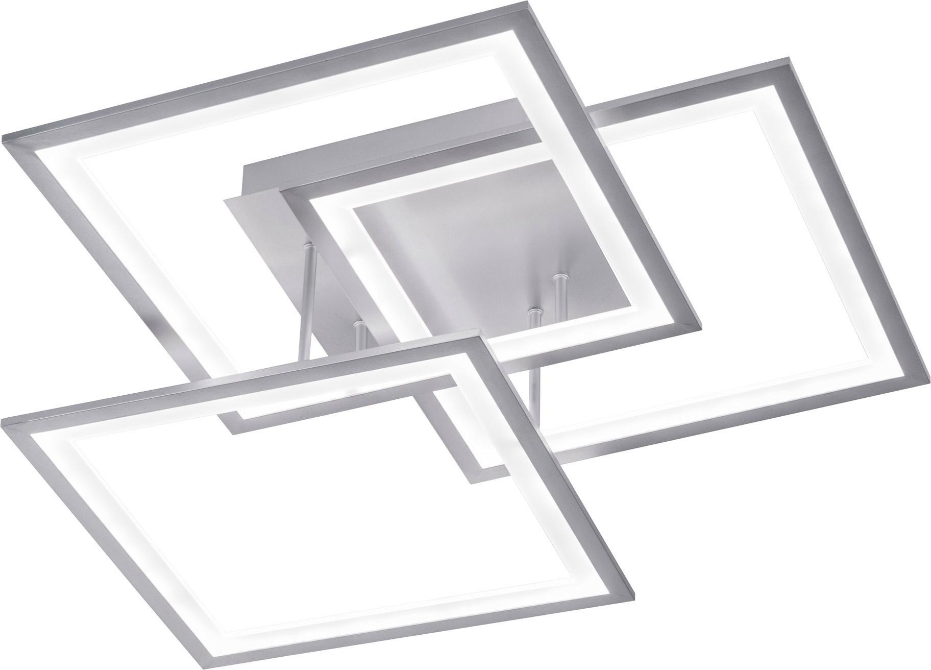 WOFI LED Deckenleuchte MODESTO, LED-Board, Warmweiß, LED Deckenlampe