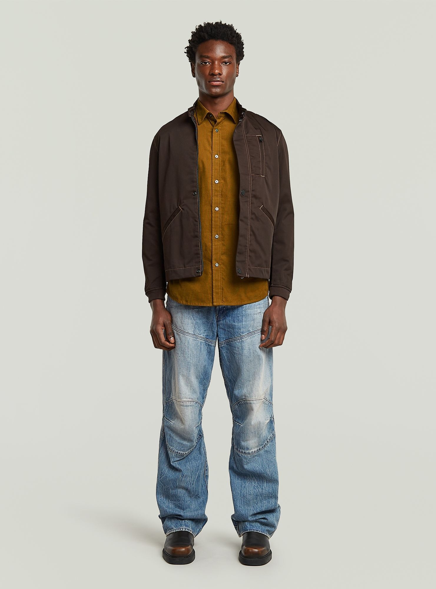 G-STAR Langarmshirt »Clean Regular Hemd«