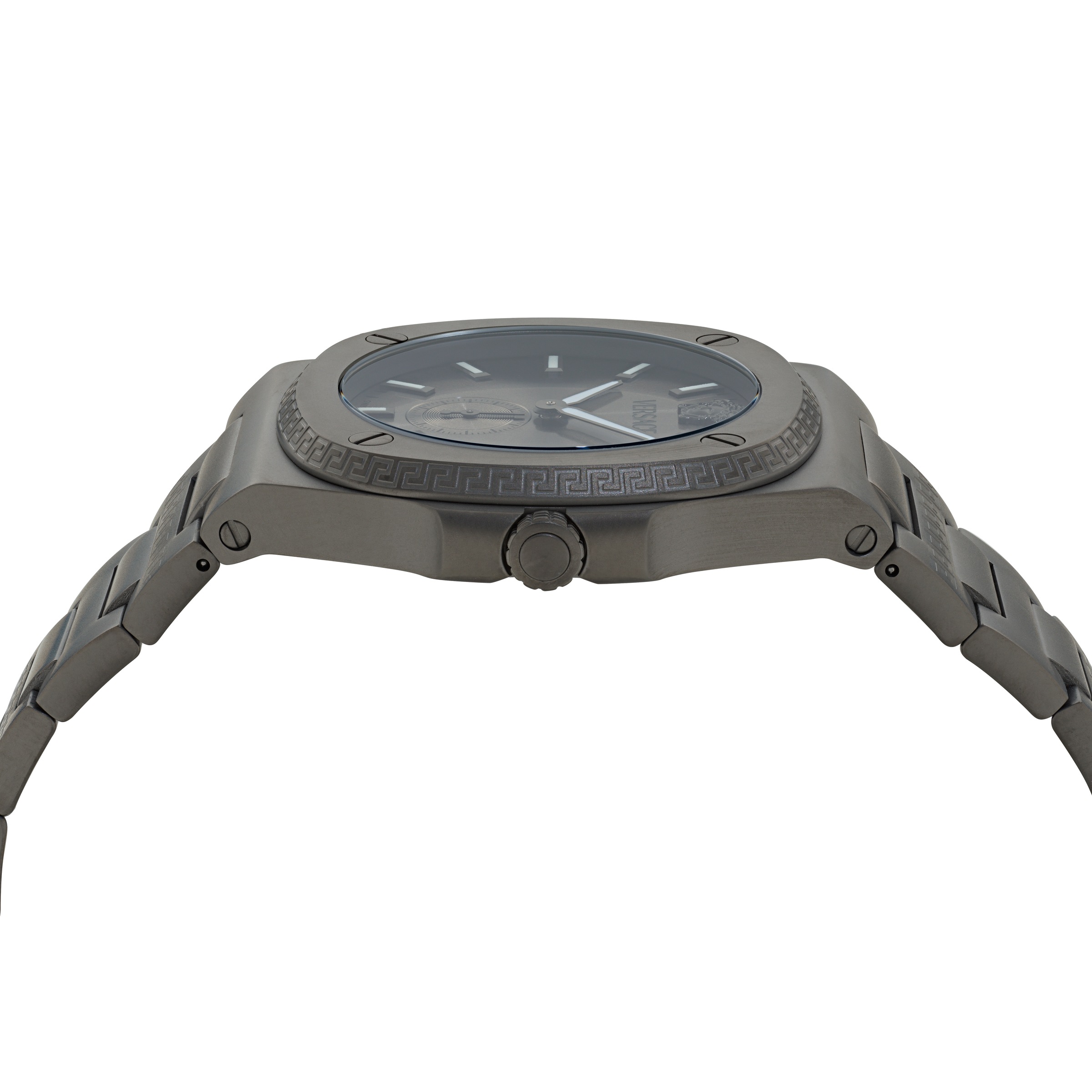 Versace Quarzuhr »TOLOMEO« Armbanduhr, Damenuhr, Herrenuhr, Swiss Made, Edelstahlarmband, analog