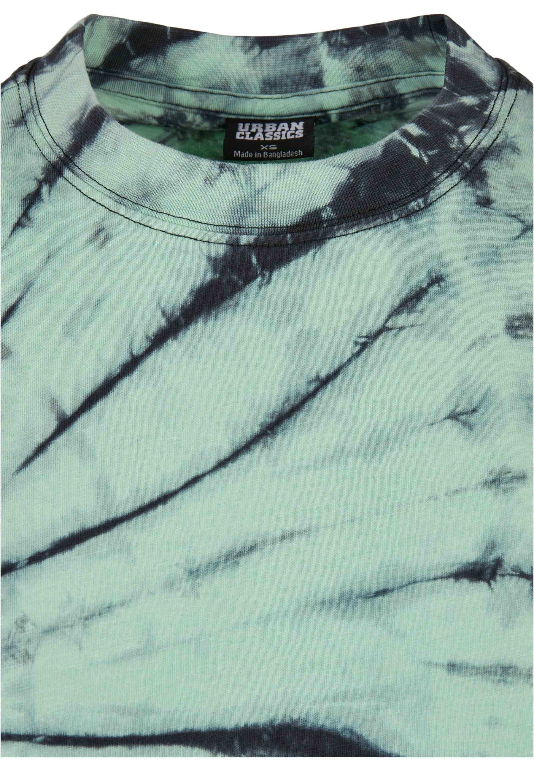 URBAN CLASSICS Kurzarmshirt »Urban Classics Damen Ladies Oversized Cropped Tie Dye Tee«, (1 tlg.)