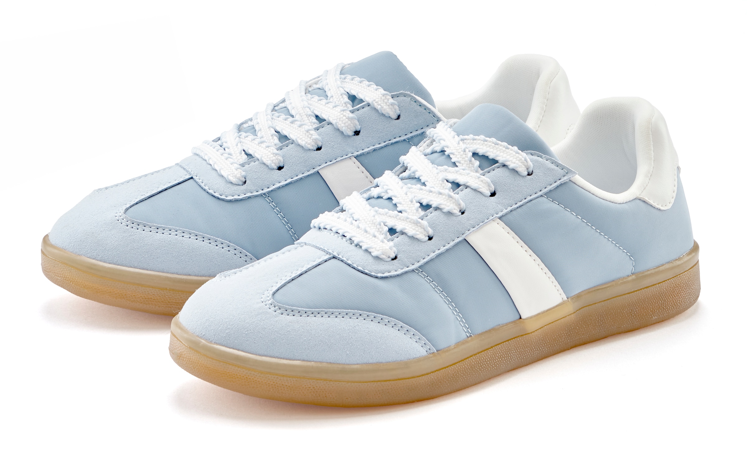 LASCANA Sneaker "Schnürschuh, Halbschuh, Freizeitschuh", mit angesagter Soh günstig online kaufen