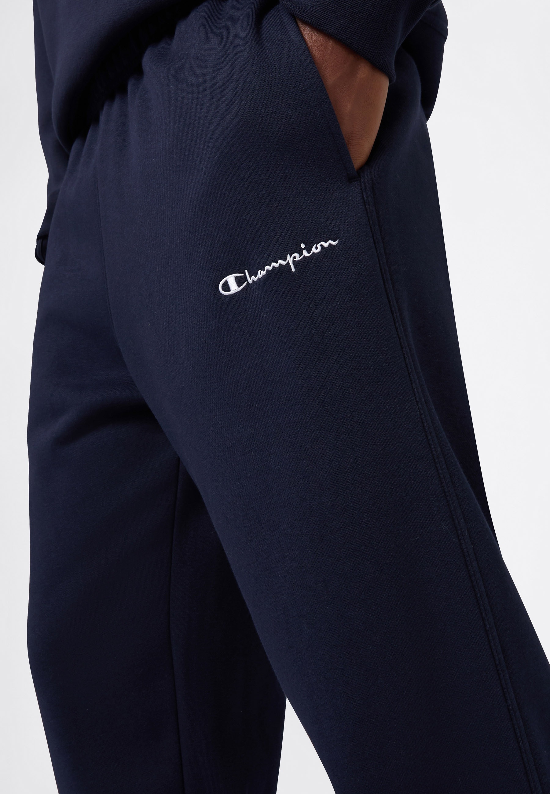 Champion Jogginghose "ICONS Straight Hem Pants Fleece" geradliniger Schnitt günstig online kaufen
