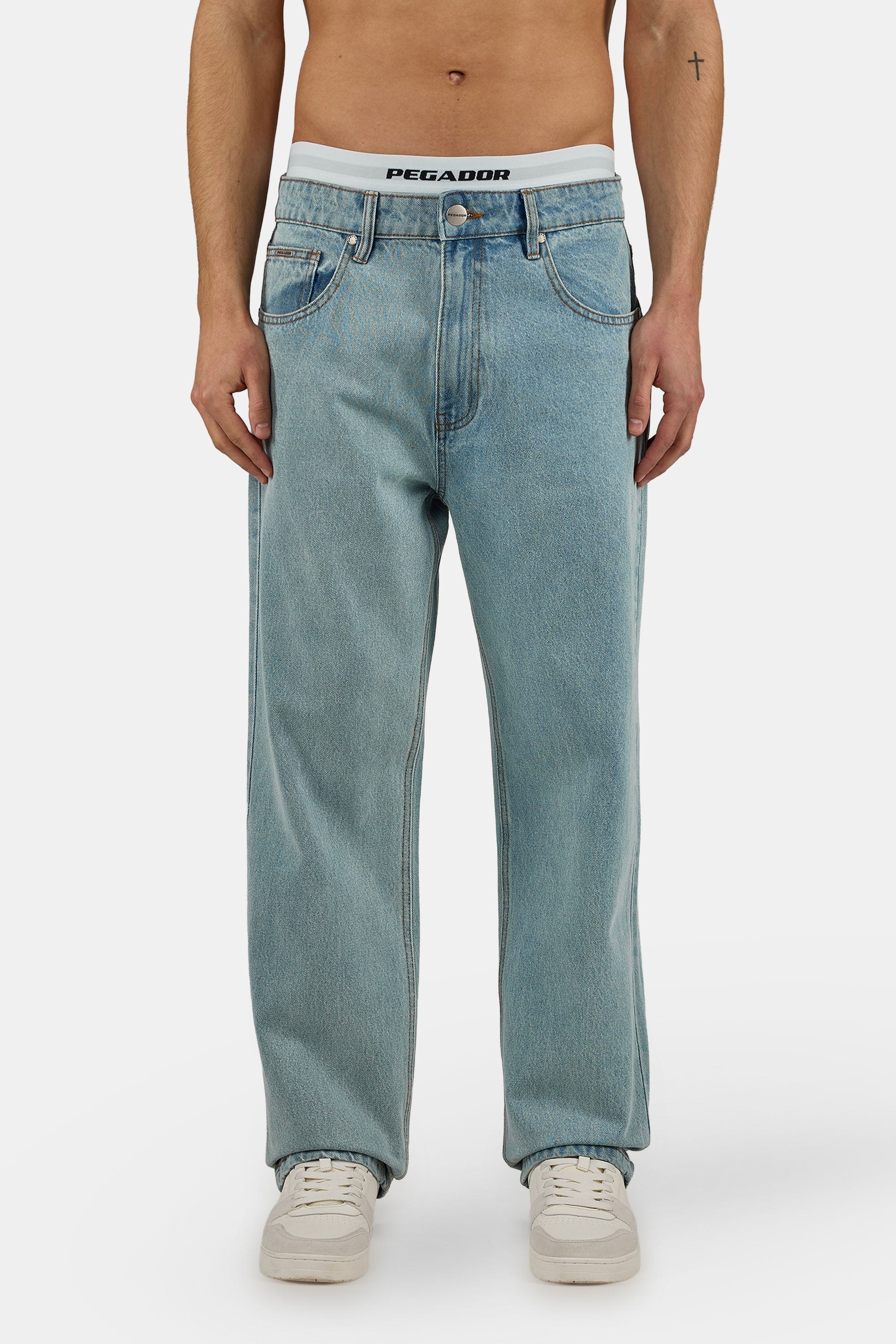 PEGADOR Loose-fit-Jeans "Baltra Baggy Jeans" Baumwolle, loose fit günstig online kaufen