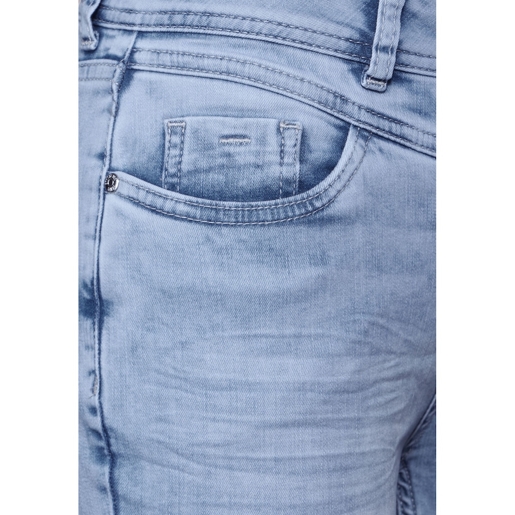 STREET ONE 7/8-Jeans, aus Baumwolle mit Stretchanteil