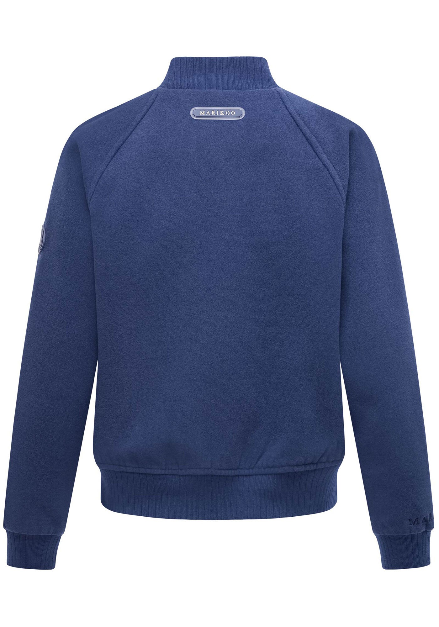 Marikoo Collegejacke »Zunaa«, Modische Jacke im Collegejacken-Stil mit Rippbündchen und Raglanärmeln
