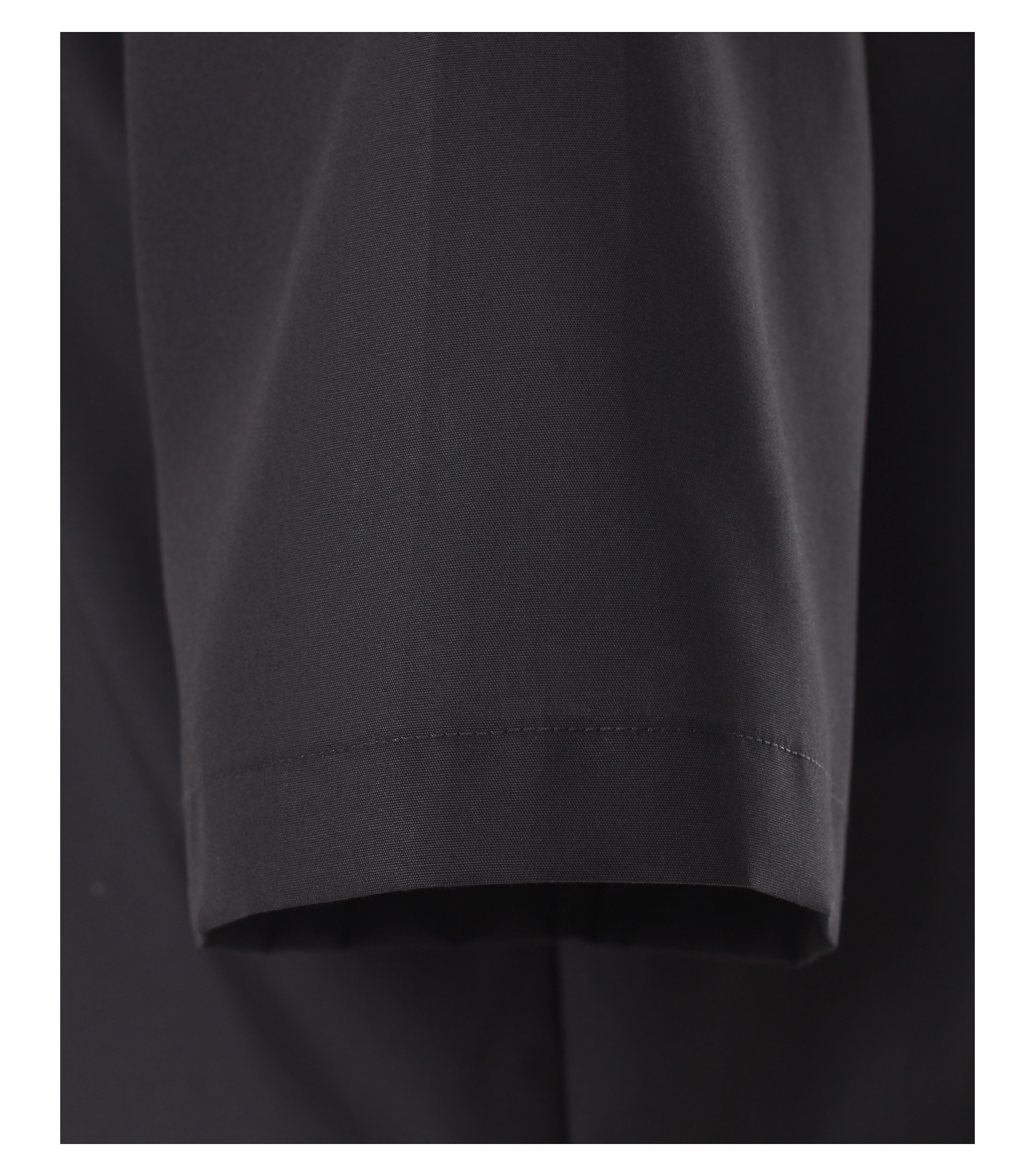 Businesshemd CASAMODA "CASAMODA Businesshemd Kurzarm uni", Herren, Gr. 38, Normalgrößen, schwarz (tiefschwarz), 100% Baumwolle, unifarben, comfort fit, Hemden 3