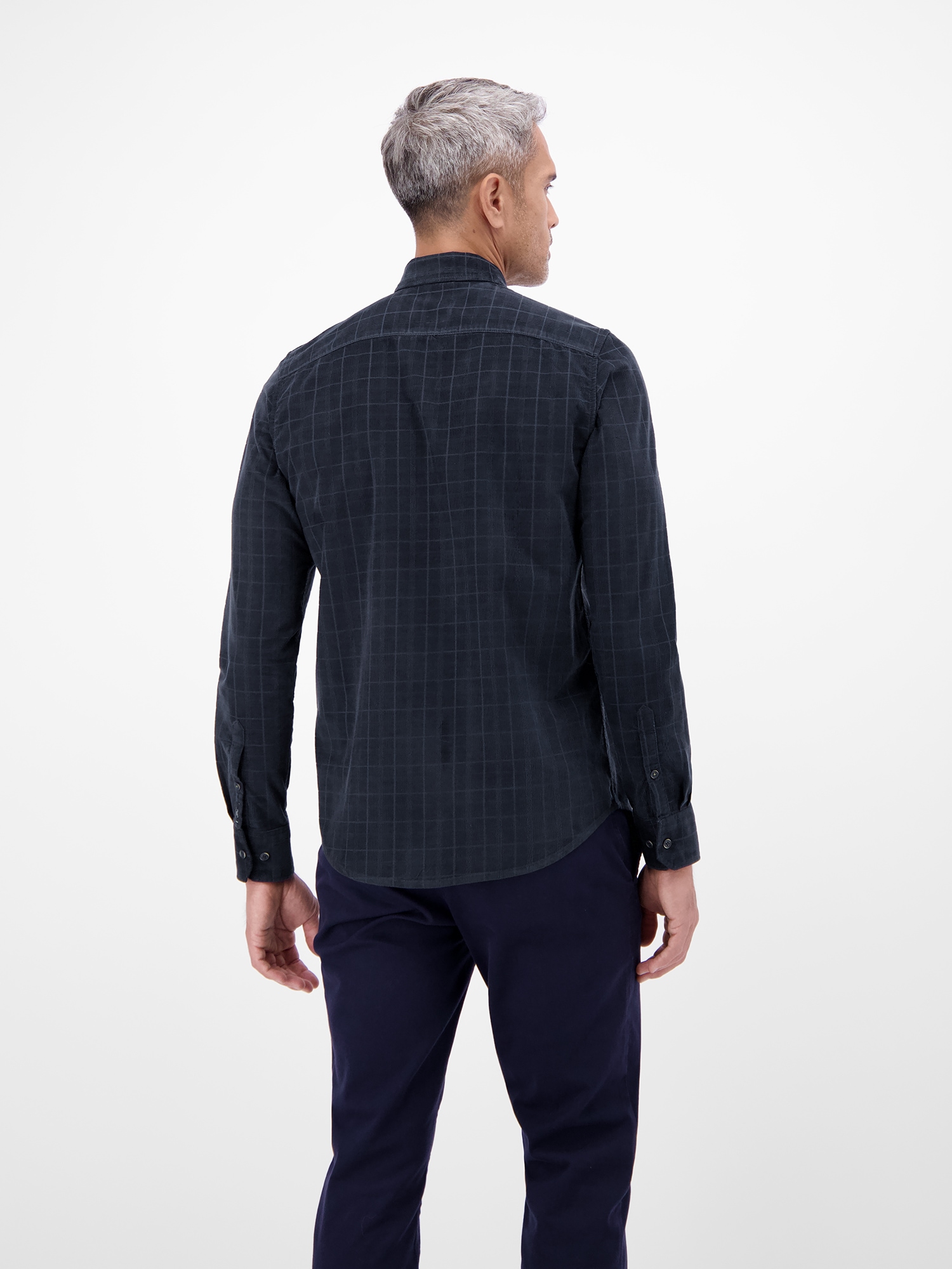 LERROS Karohemd »LERROS Kariertes Cordhemd - robuste Struktur für jeden Tag«