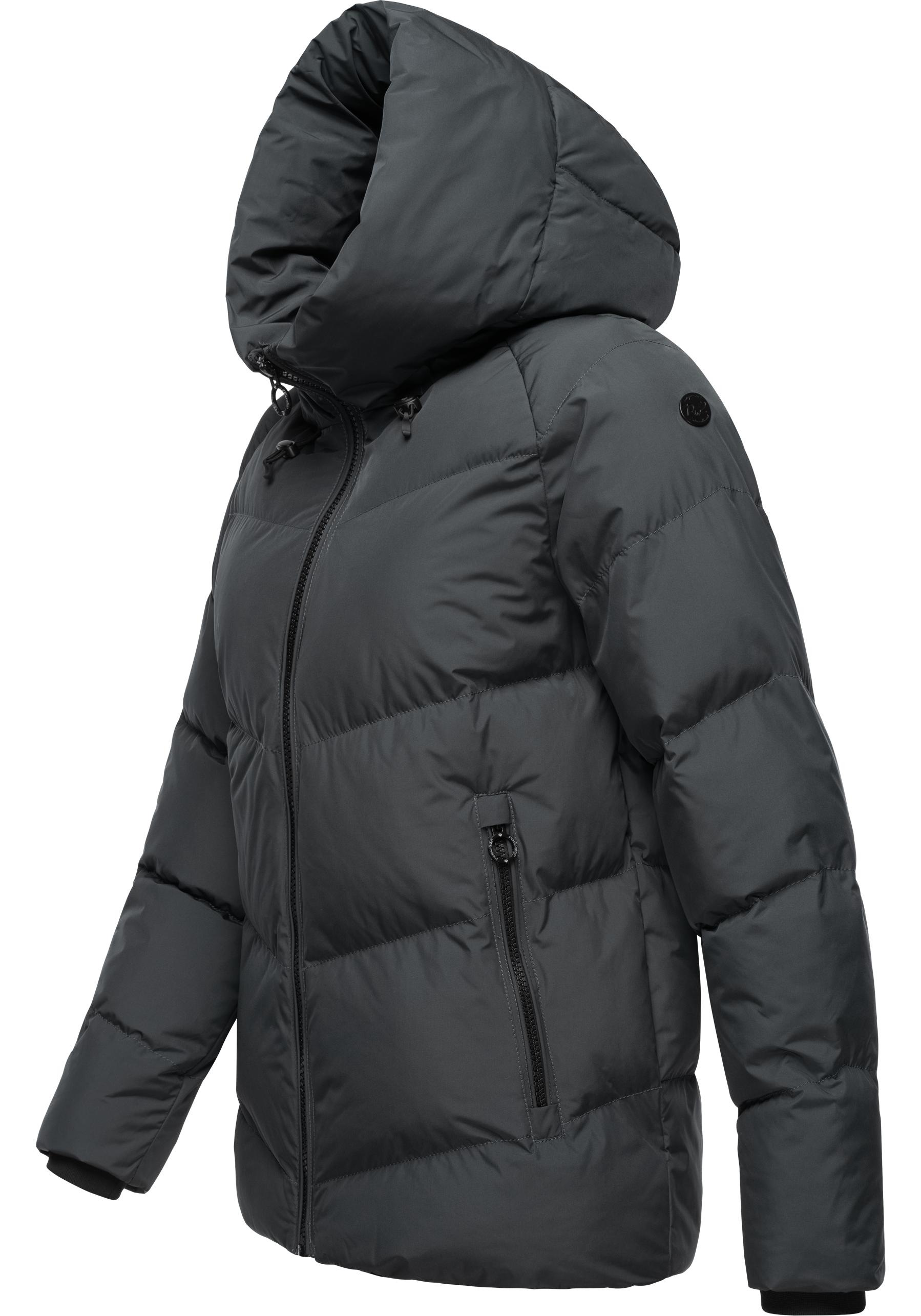 Ragwear Steppjacke »Cessi«, mit Kapuze, Wasserdichte Damen Winterjacke mit großer Kapuze