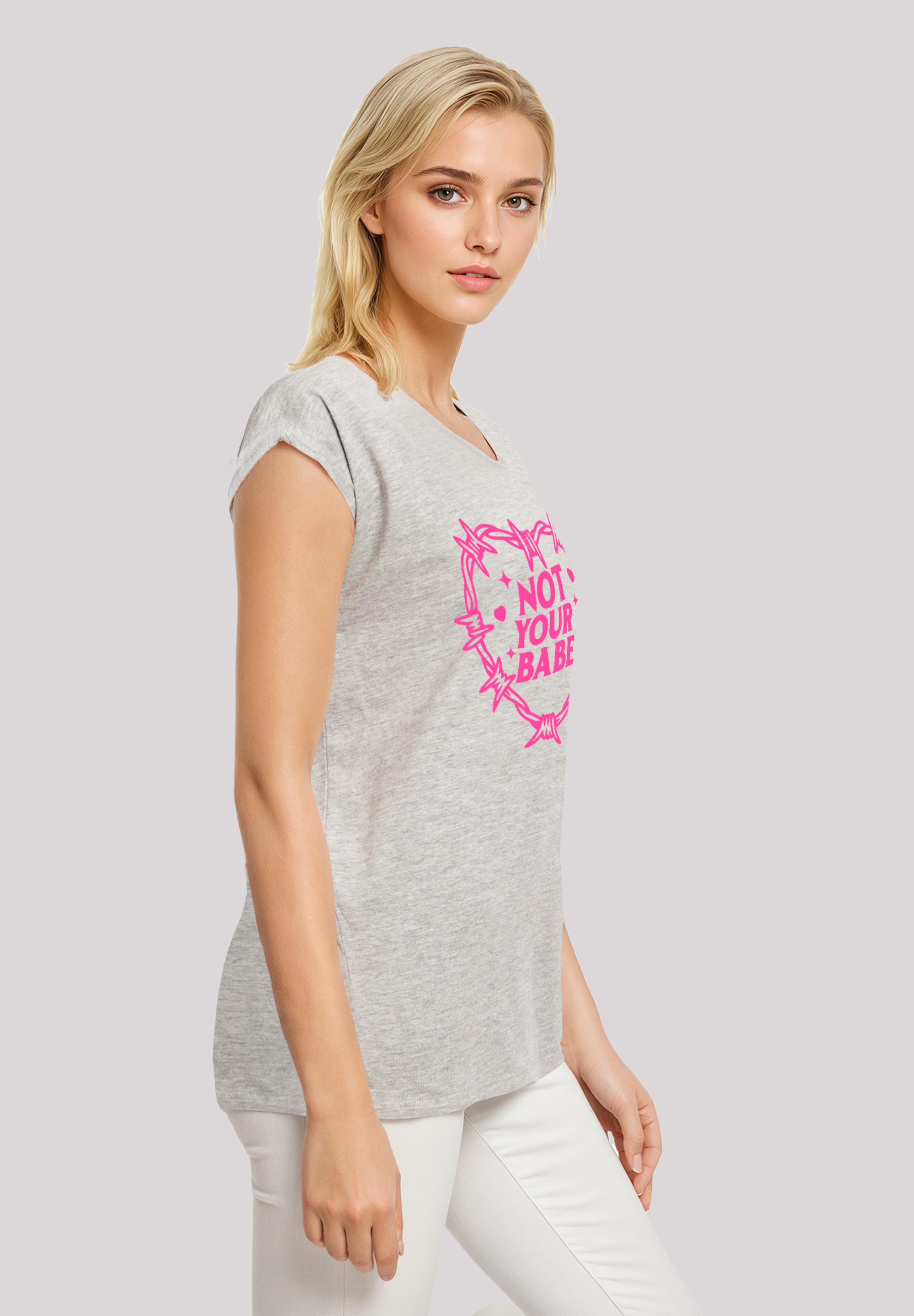 F4NT4STIC T-Shirt »Unabhängige Frau Not Your Babe Frauentag«, Premium Qualität