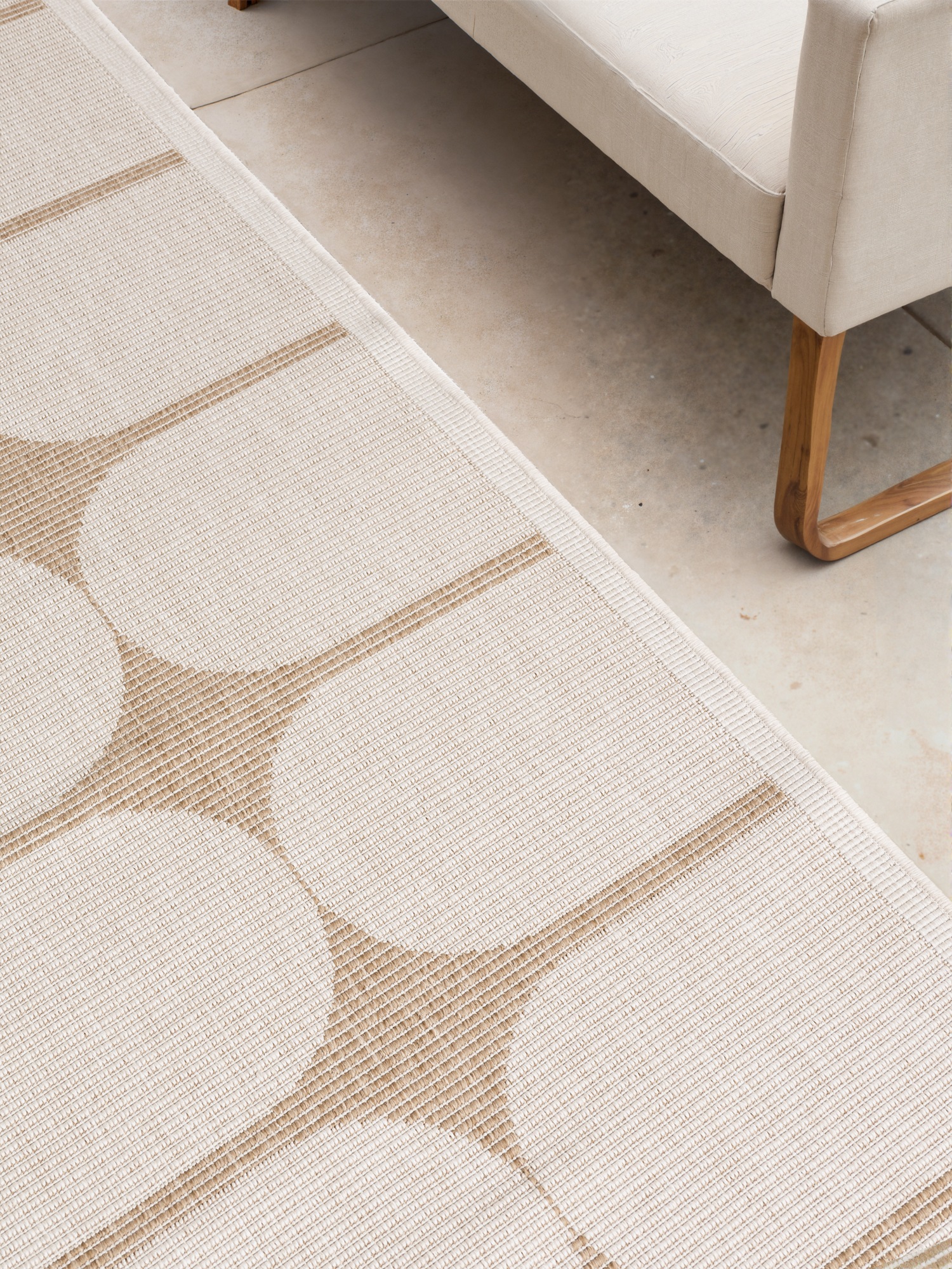 NORTHRUGS Outdoorteppich »Bowen Wendeteppich«, rechteckig, 5 mm Höhe, Läufer, In und Outdoor, Flachgewebe, wetterfest, pflegeleicht, robust