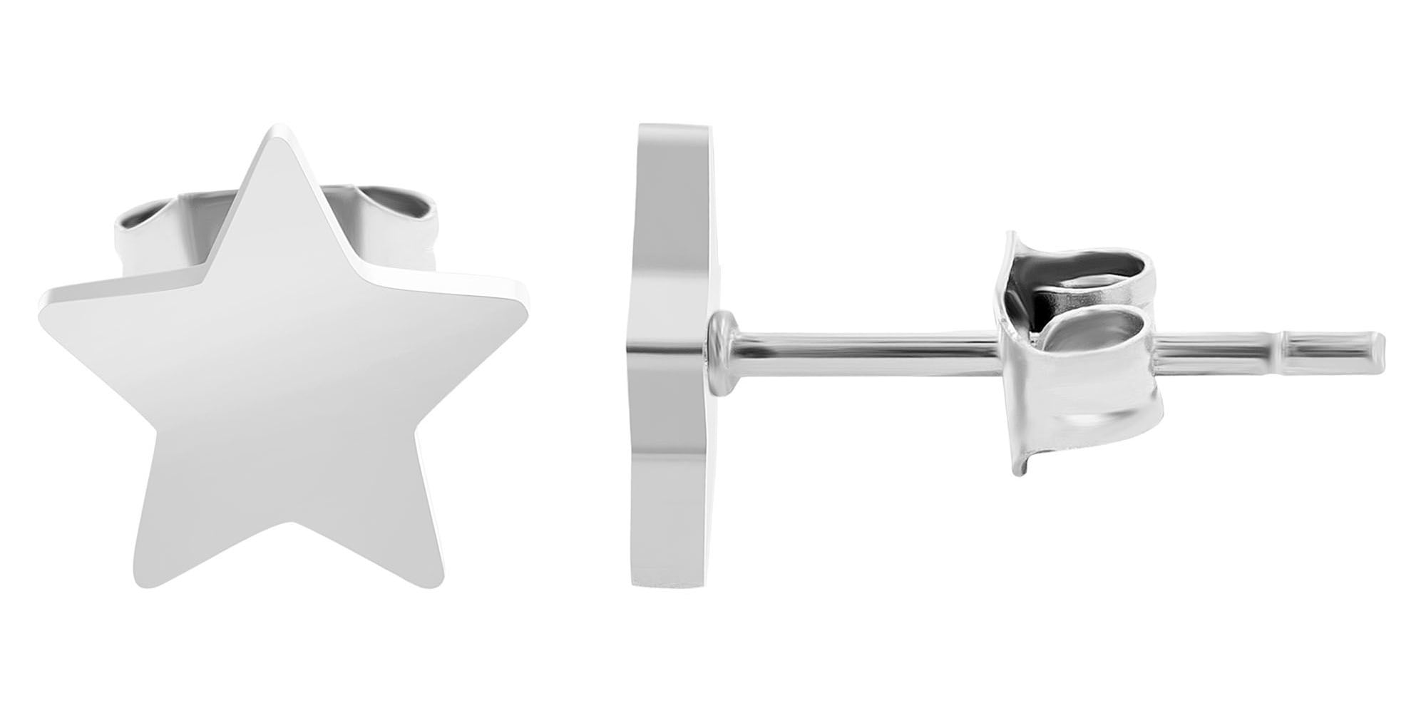 Adelia´s Paar Ohrhänger "Ohrringe – Ohrstecker aus Edelstahl mit Strass Steinchen" Ein stilvolles Geschenk für besondere Momente