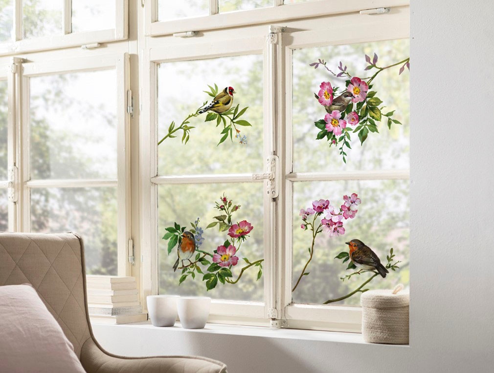 Komar Fensterbild »Spring Fever«, 31x31 cm (Breite x Höhe), selbsthaftend |  BAUR