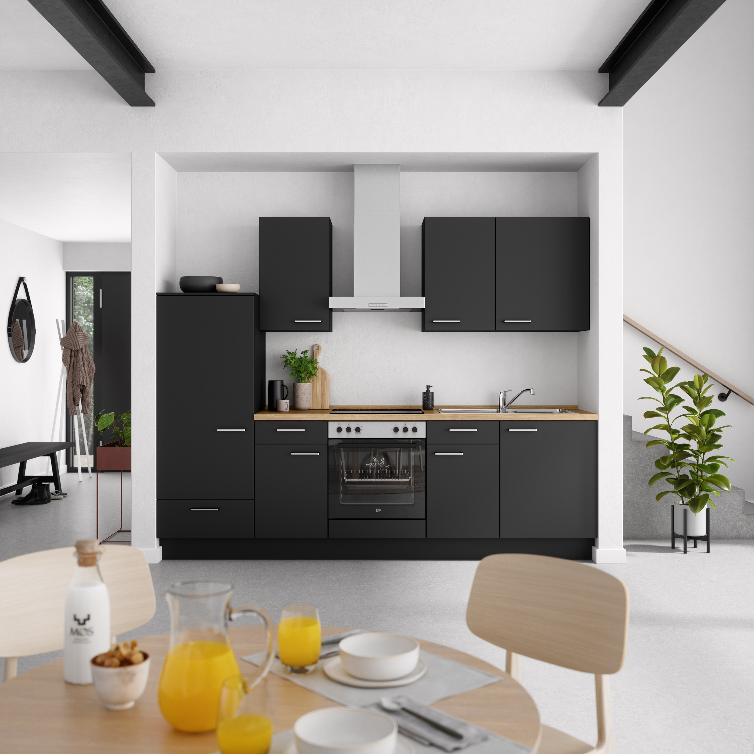 nobilia Küchenzeile ""Touch I"" vormontiert, Ausrichtung wählbar, Breite 27 günstig online kaufen