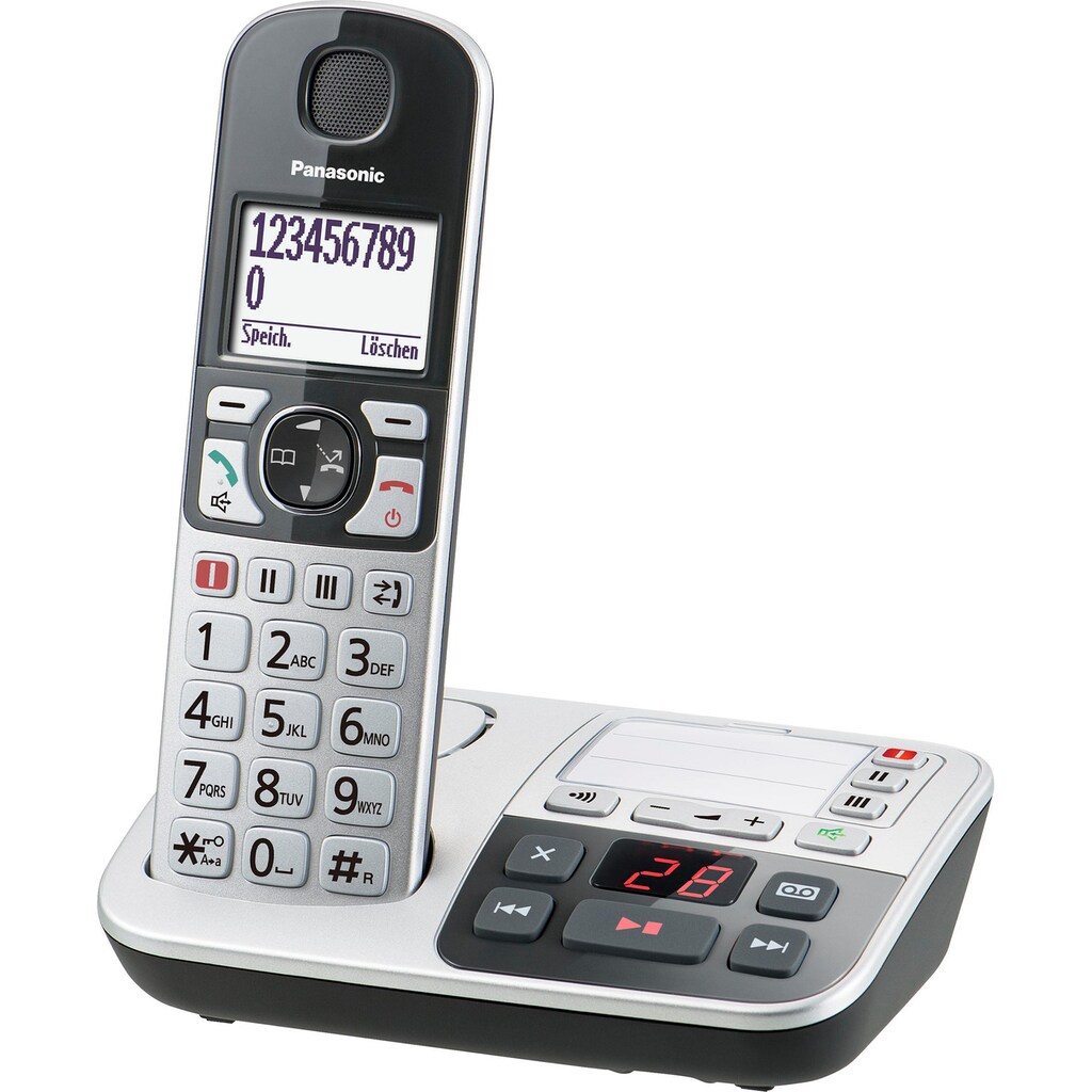 Panasonic Seniorentelefon »KX-TGE520«, (Mobilteile: 1)