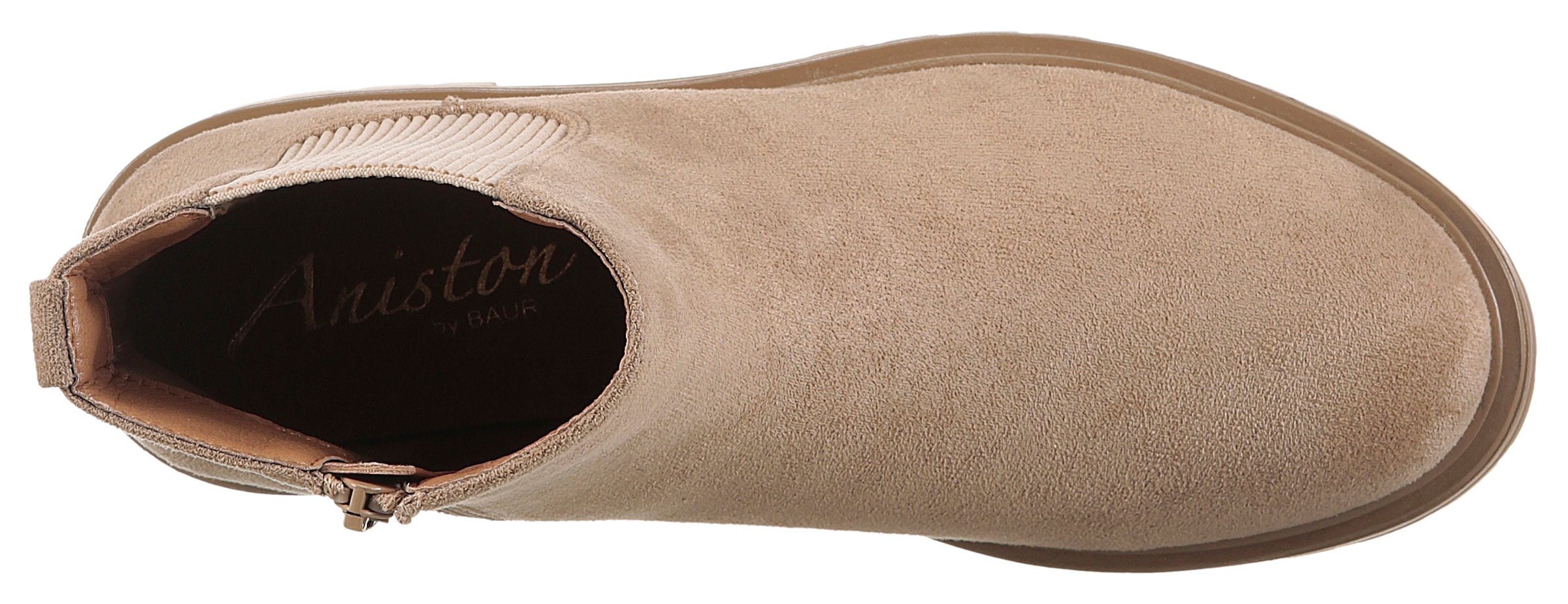Aniston SHOES Chelseaboots, Stiefelette, Blockabsatz, mit breitem Stretch - NEUE KOLLEKTION
