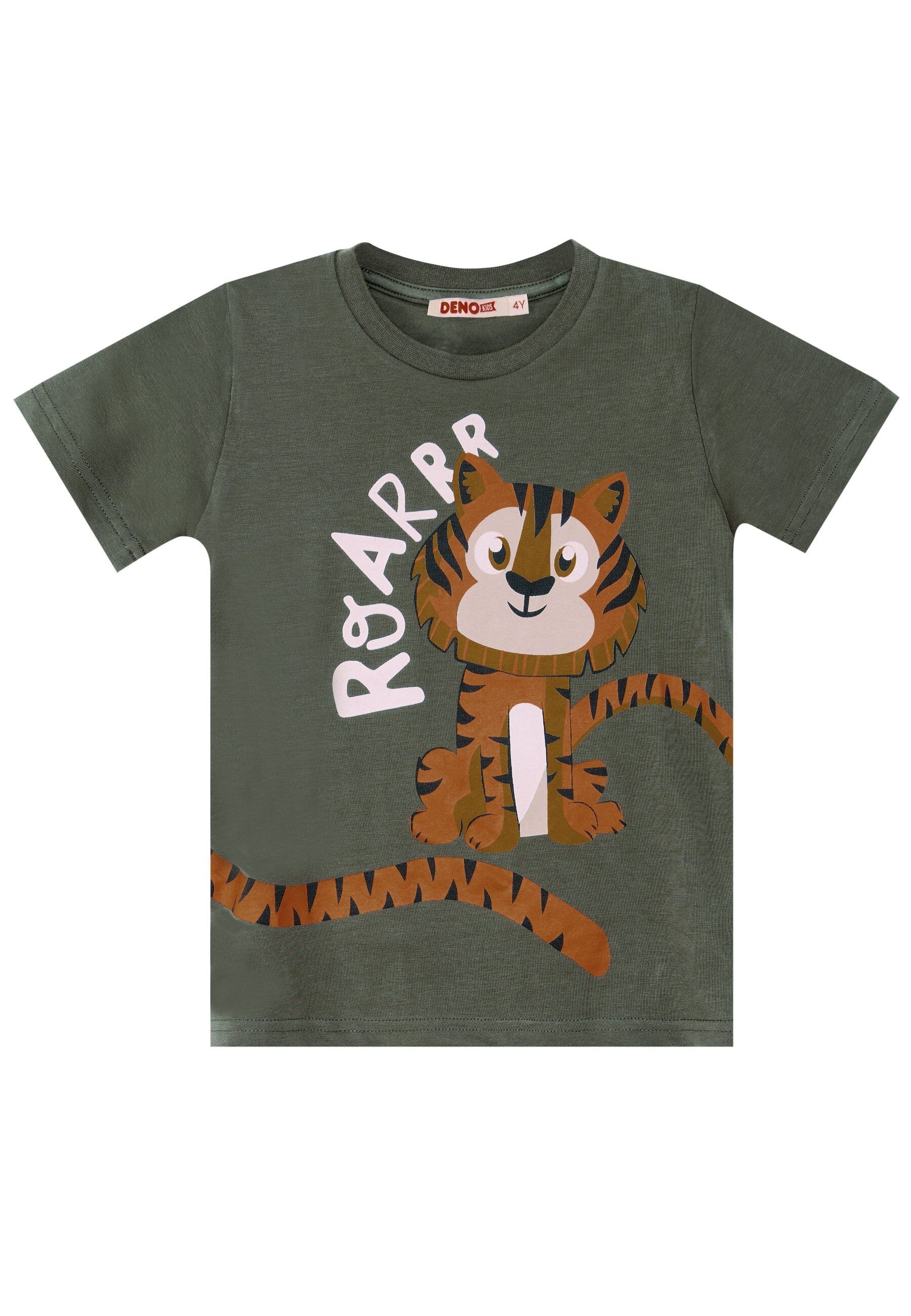 Denokids Hausanzug »Roar Tiger«, (2 tlg.), mit Tiger-Print