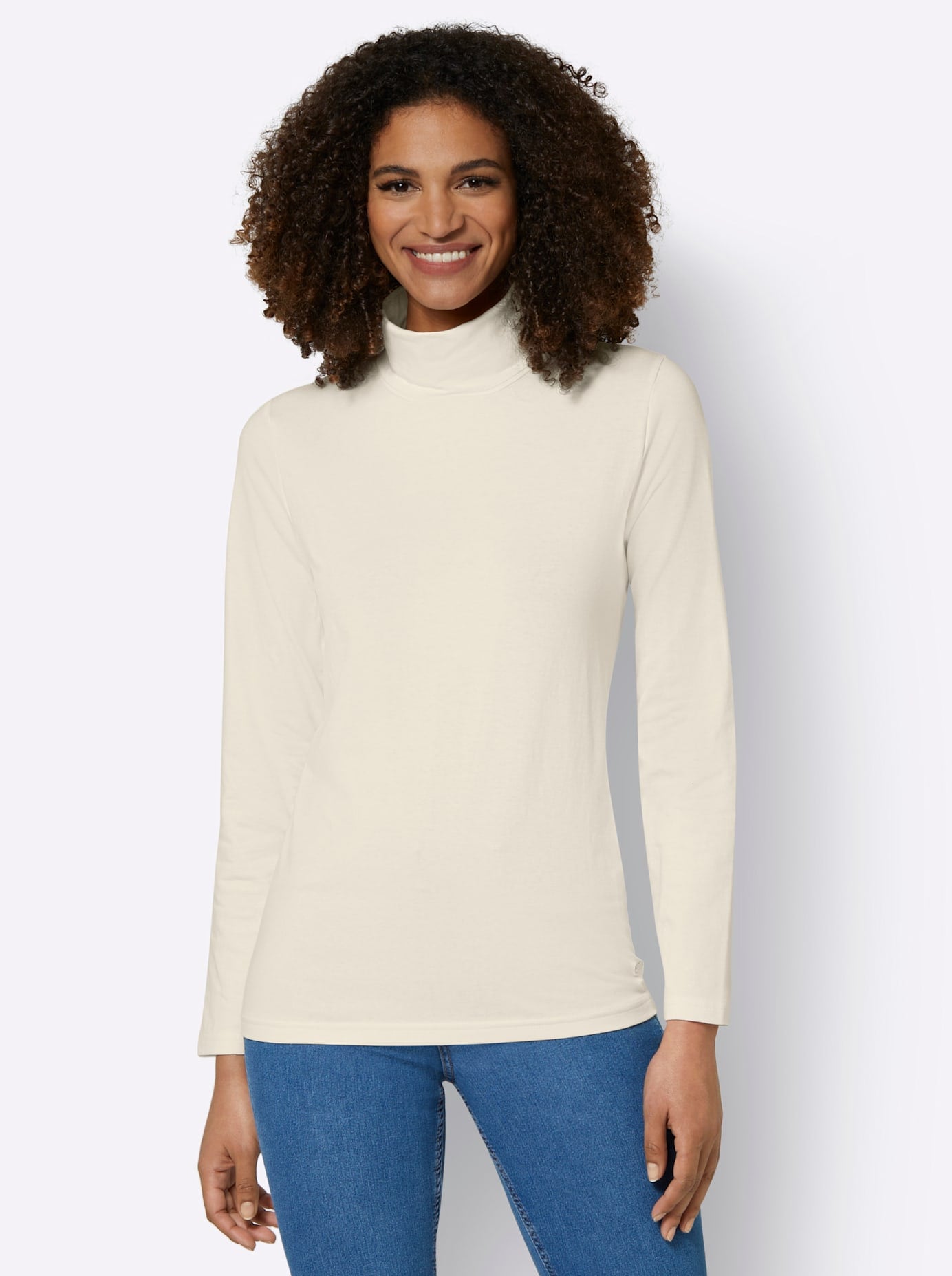 Casual Looks Rollkragenshirt "Rollkragen-Shirt", 1 Stk. günstig online kaufen