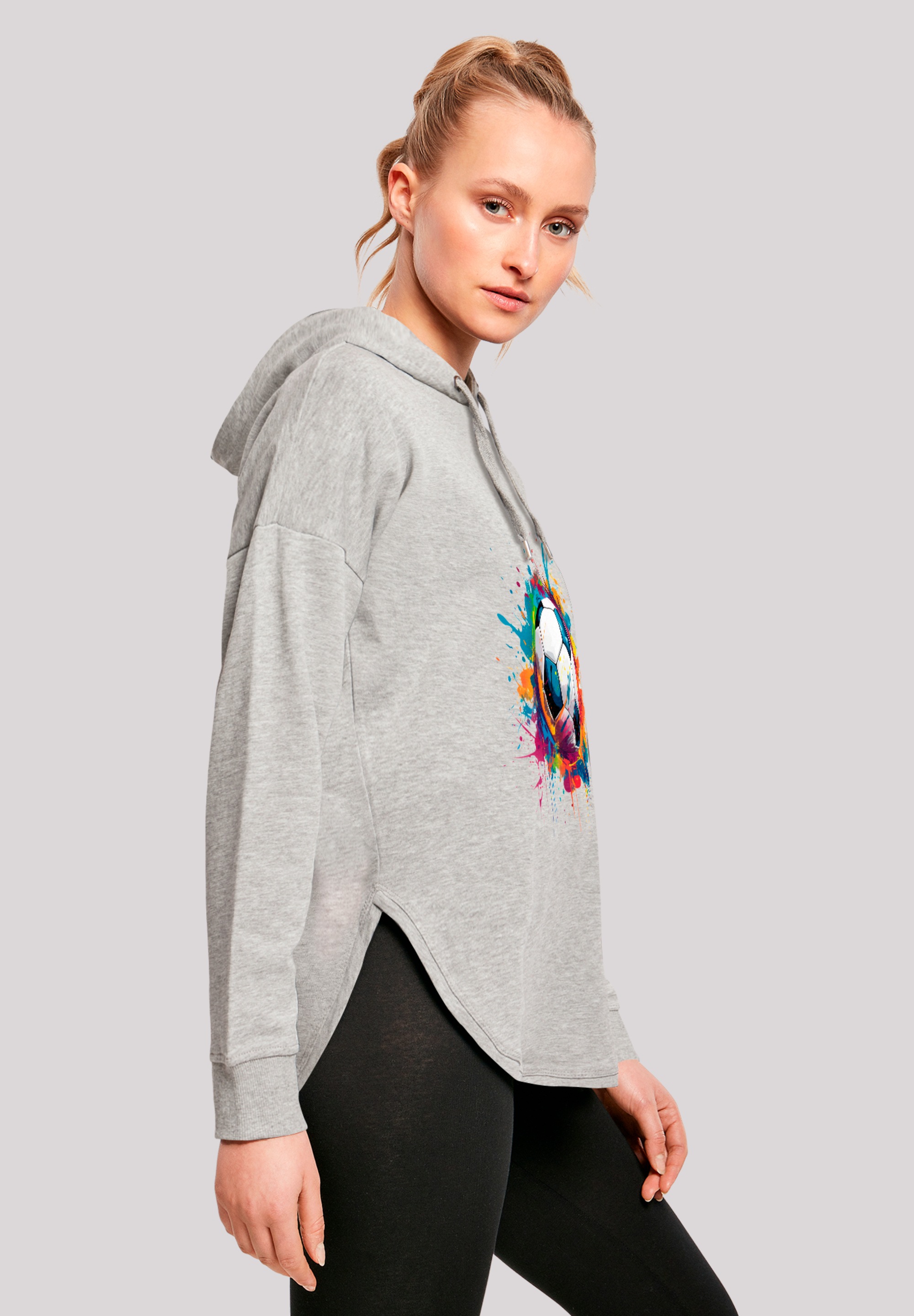 F4NT4STIC Kapuzenpullover »Bunte Fußball Grafik«, Premium Qualität