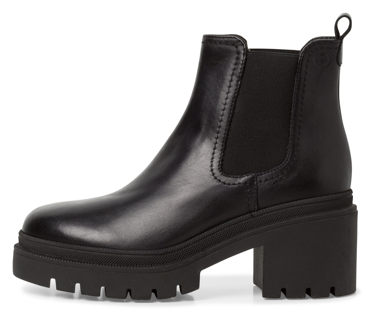 Tamaris Chelseaboots Blockabsatz, Plateau, Stiefelette zum Schlupfen