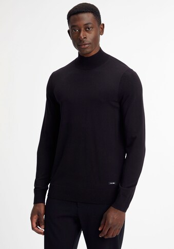 Calvin Klein Strickpullover »TENCEL-BLEND MOCK NECK SWEATER«, mit Stehkragen kaufen