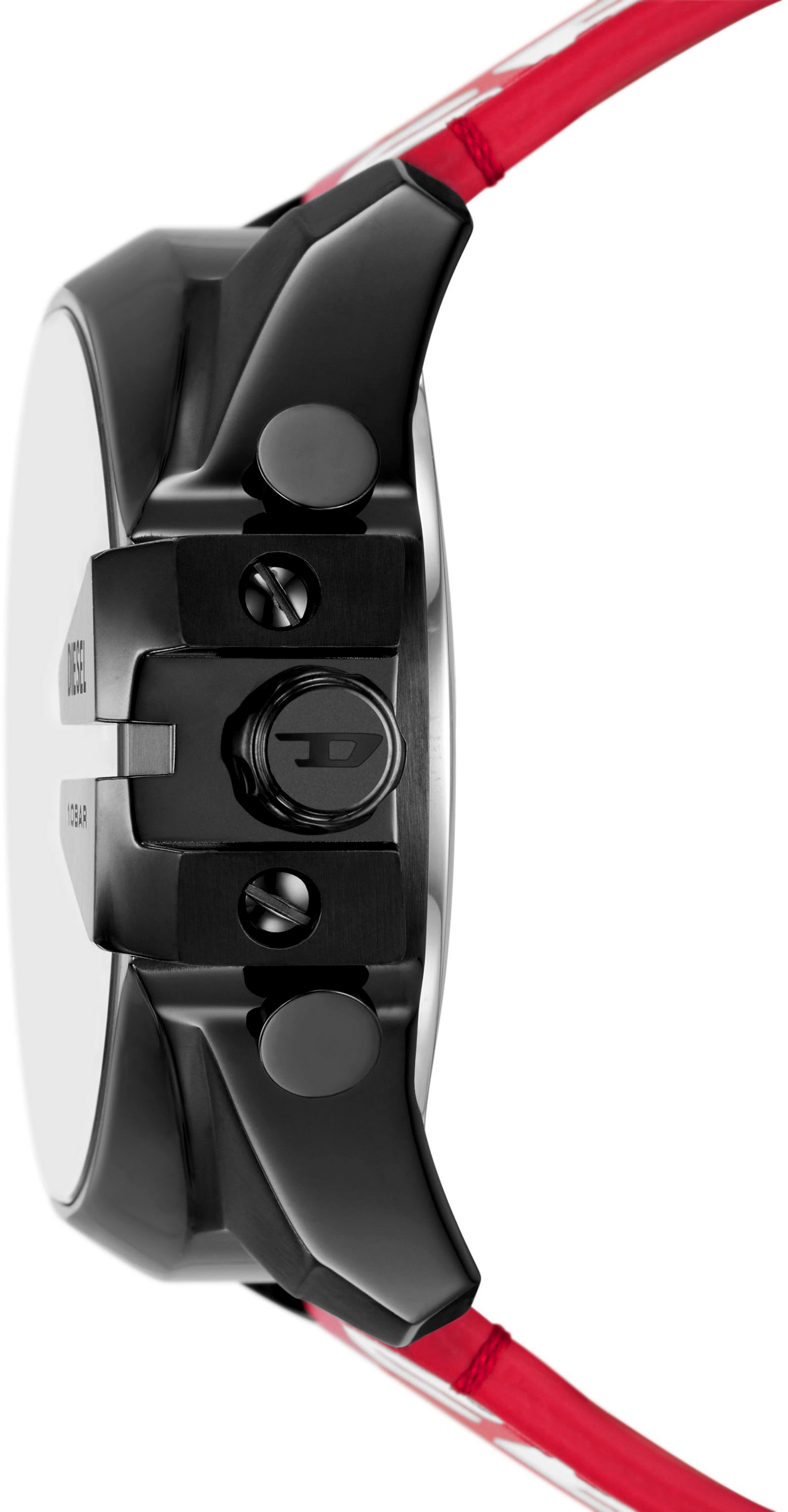 Diesel Chronograph »MEGA CHIEF«, Quarzuhr, Armbanduhr, Herrenuhr, Datum, digitale Anzeige,Stoppfunktion