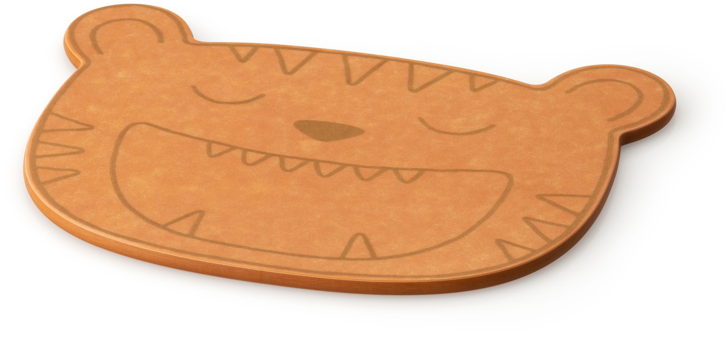 CONTINENTA Servierbrett "Tiger, Duracore braun", B/H/L: 17cm x 0,6cm x 23,3cm, braun, Schneidebretter, 23,3x17x0,6 cm