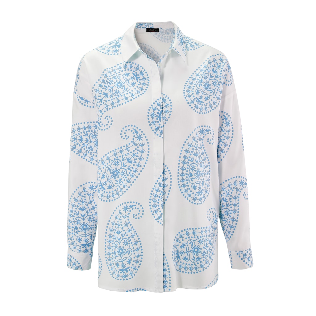 Aniston CASUAL Hemdbluse, mit großflächigem Paisley-Muster