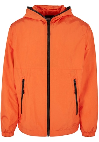 Anorak »Urban Classics Herren Full Zip Nylon Crepe Jacket«, (1 St.), mit Kapuze