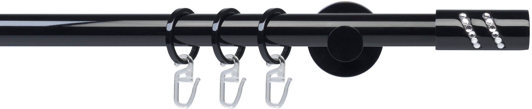 Liedeco Gardinenstange "Fertigstilgarnitur 20 mm Piano Boston" Ø 20 mm 1 lä günstig online kaufen