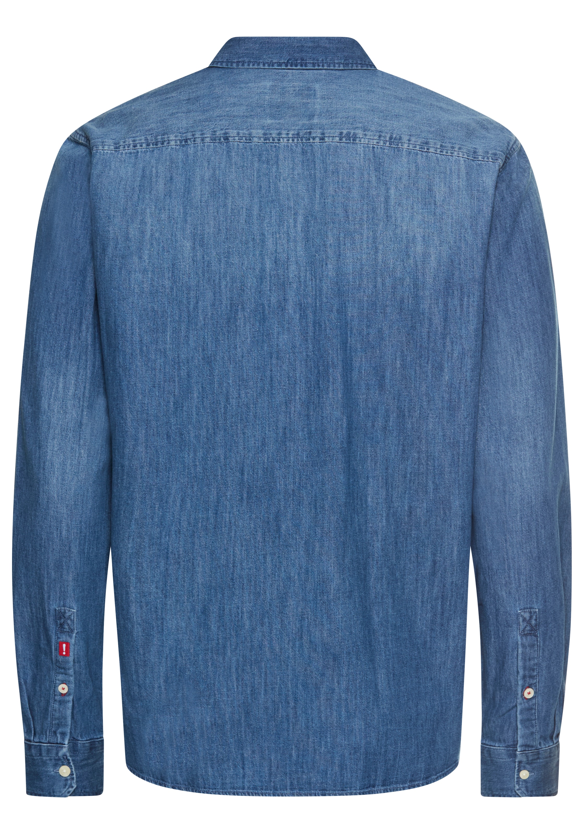 Joop Jeans Jeanshemd »Hanson3-W«, Kentkragen, leicht gewaschene Optik