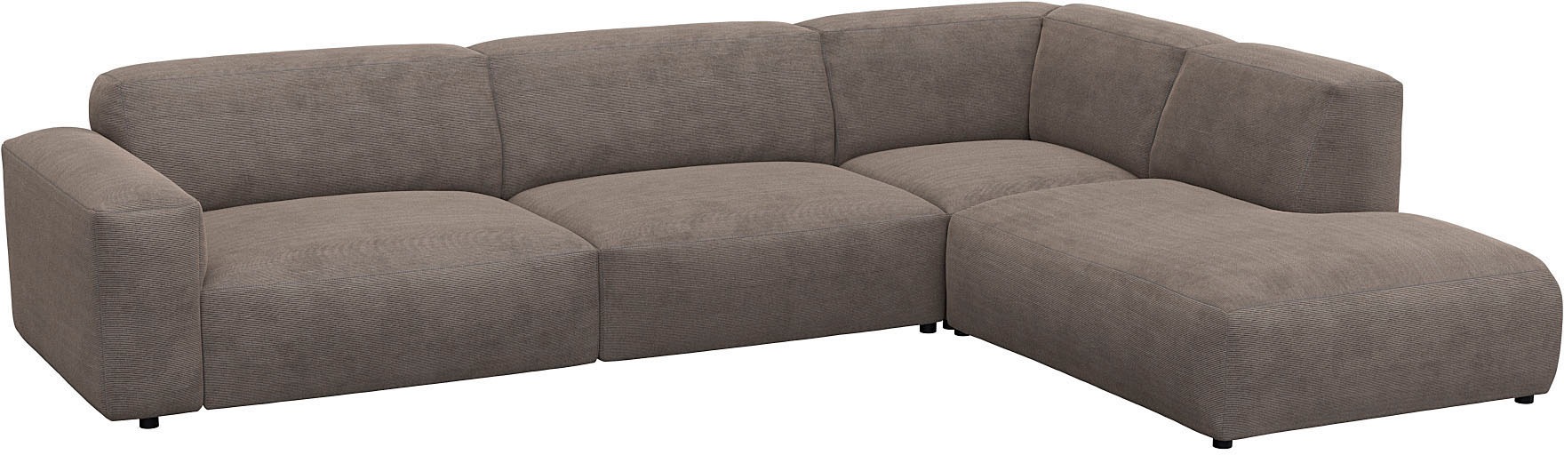 FLEXLUX Ecksofa »Lucera, super bequem durch hochwertigen Sitzaufbau mit Kaltschaum«, modern & anschmiegsam, L-Form, Designsofa