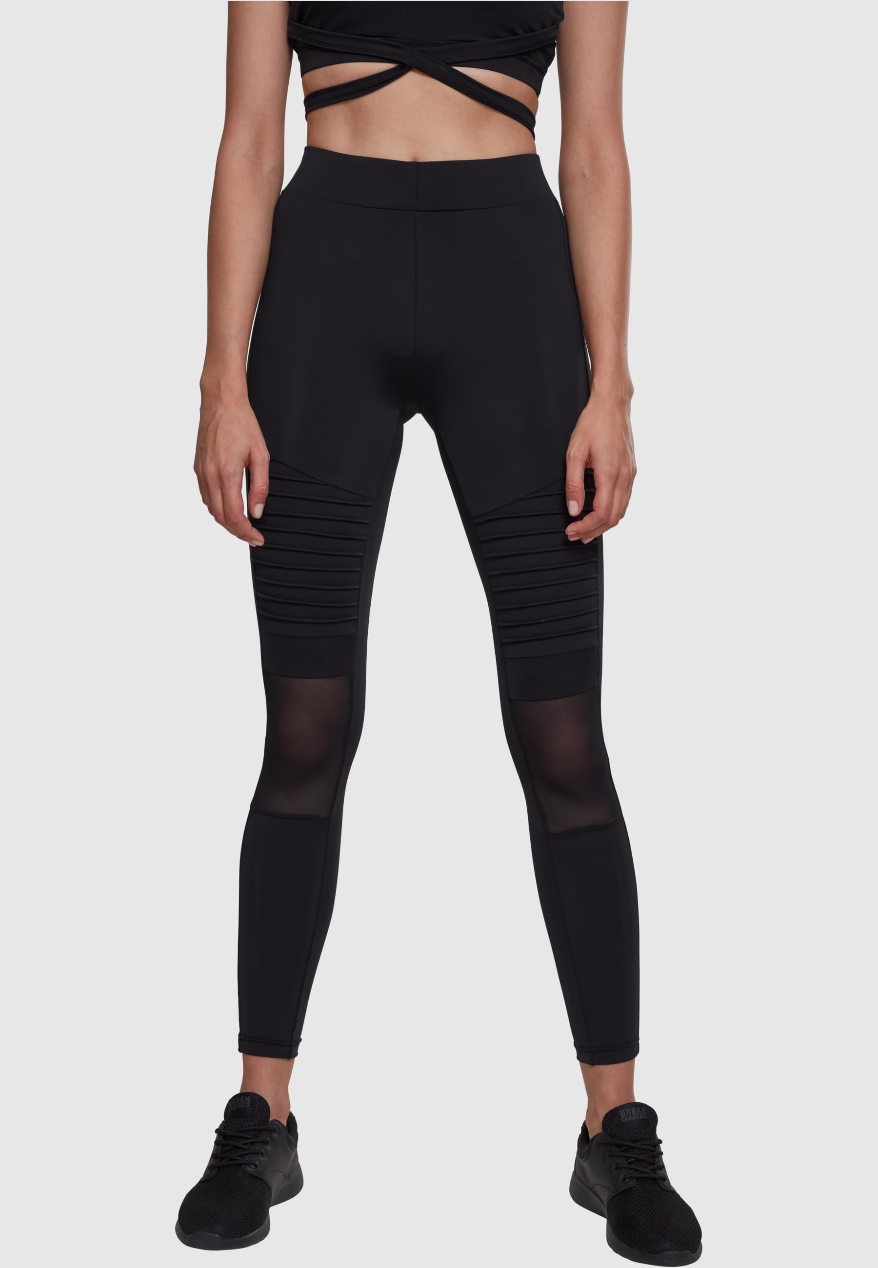 URBAN CLASSICS Leggings »Urban Classics Damen Ladies Tech Mesh Biker Leggings«, (1 tlg.)