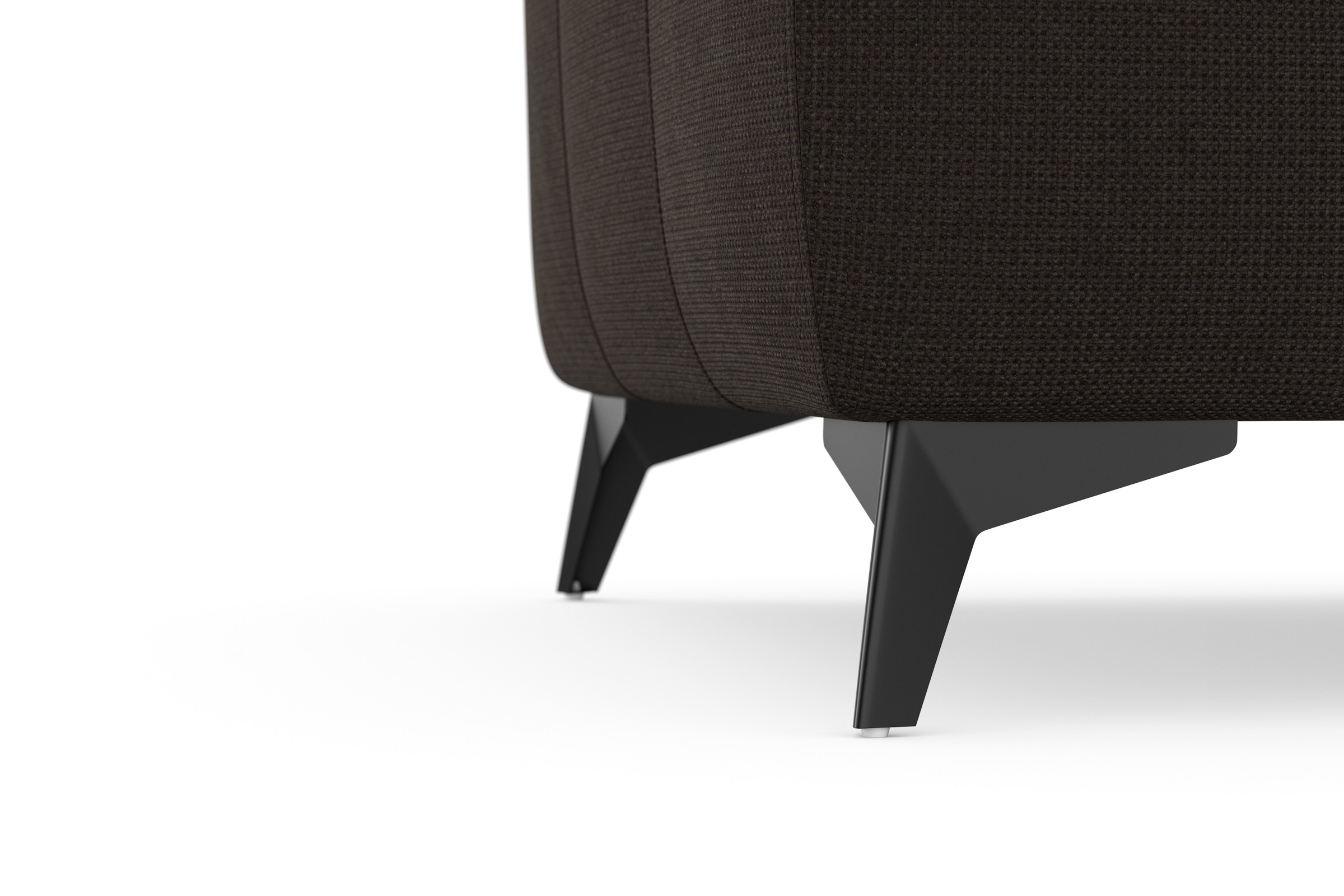 sit&more Ecksofa »Sinatra L-Form«, optinal mit Kopfteilverstellung und Armteilfunktion, Metallfüße
