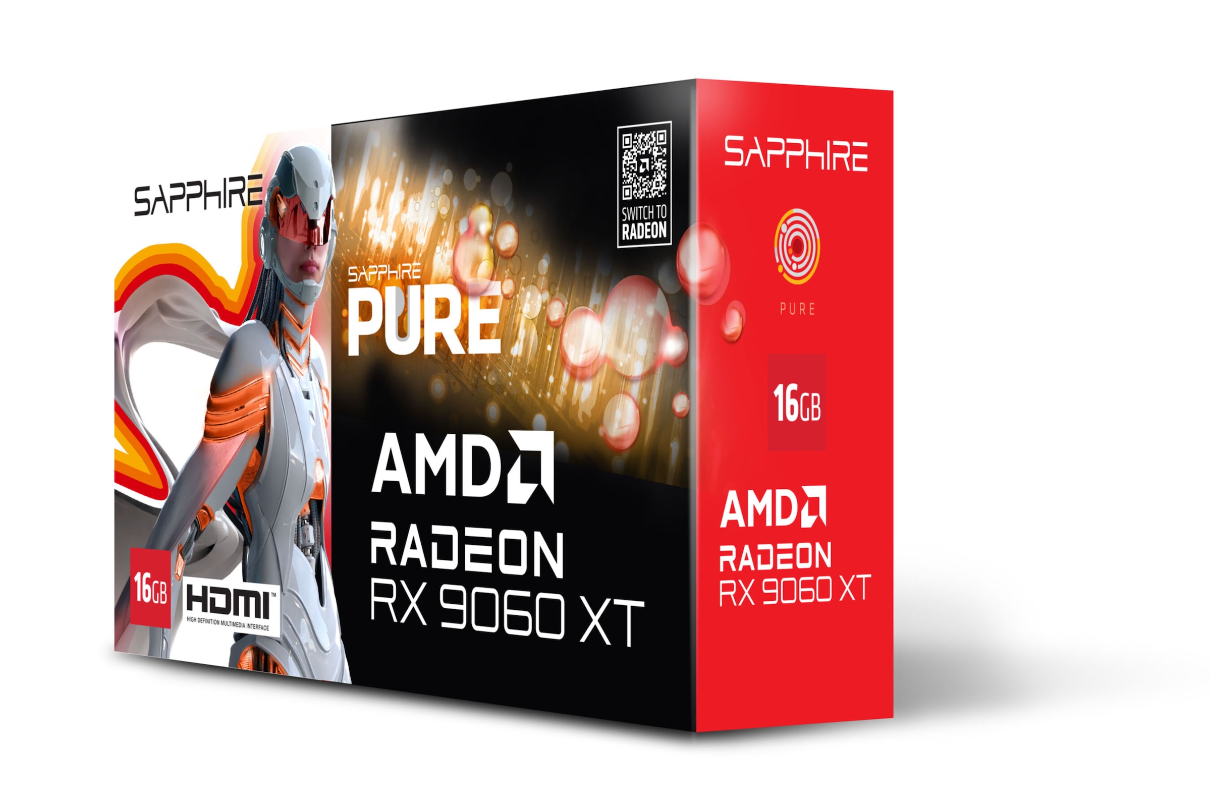 SAPPHIRE Grafikkarte "AMD Radeon RX 9060 XT GPU"ohne farbbezeichnung, Grafikkarten