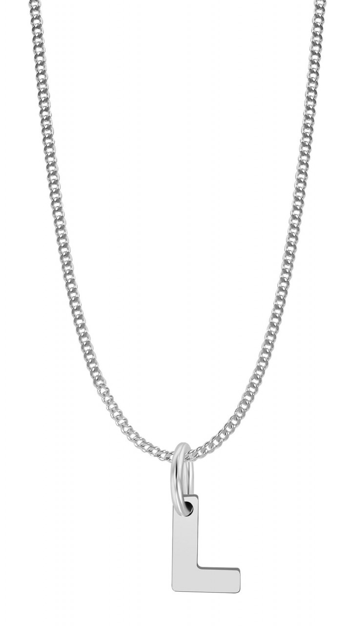 Adelia´s Kettenanhänger »modischer Buchstabe Anhänger aus 925 Sterling Silber«
