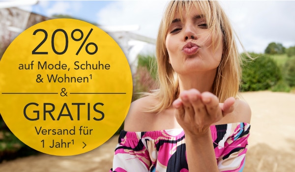 Bild: 30% auf Mode, Schuhe und Wohnen plus 1 Jahr Gratis-Versand