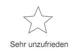 Sehr unzufrieden