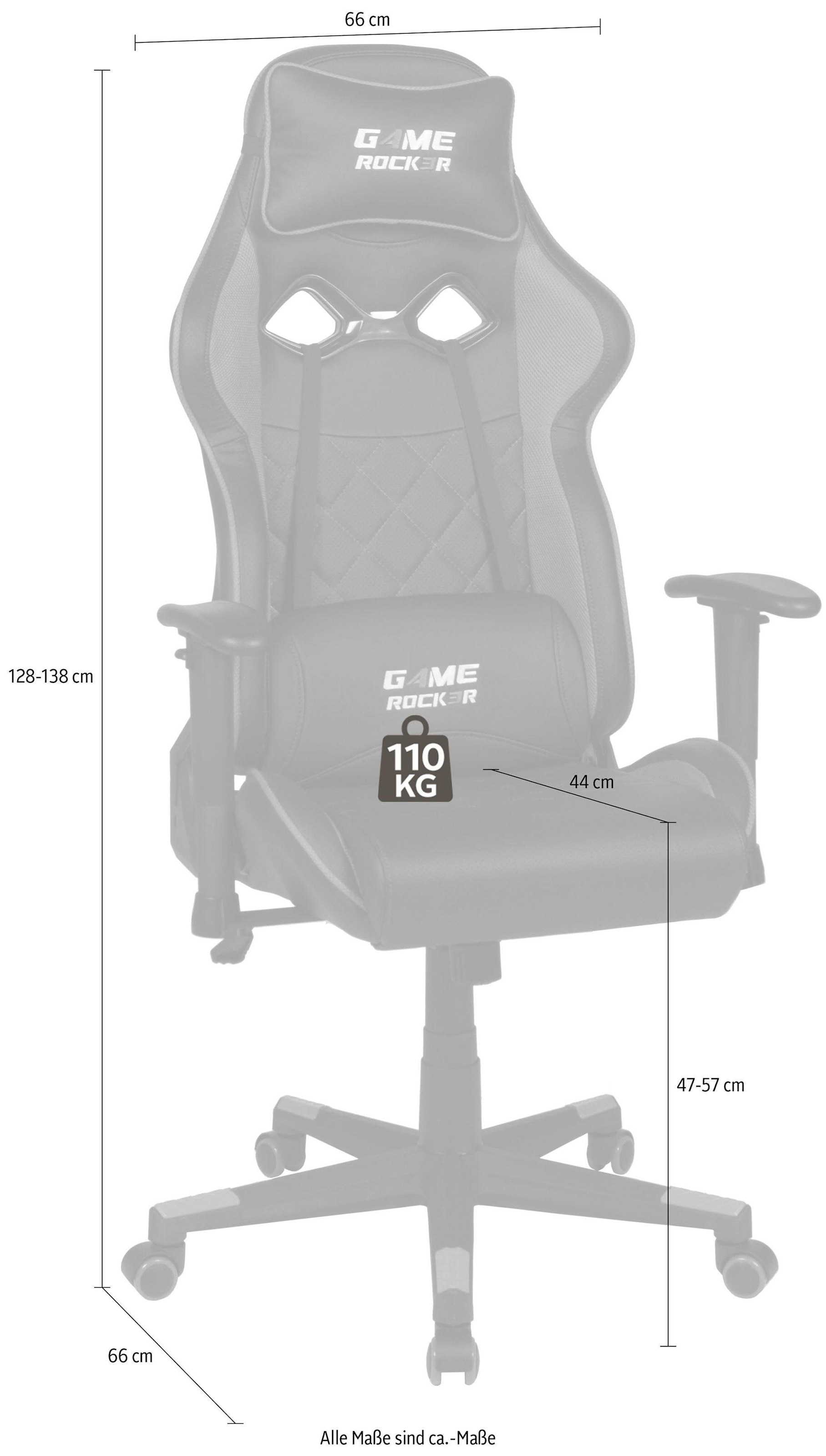 Duo Collection Gaming-Stuhl »Game-Rocker G-20«, Kunstleder-Netzstoff