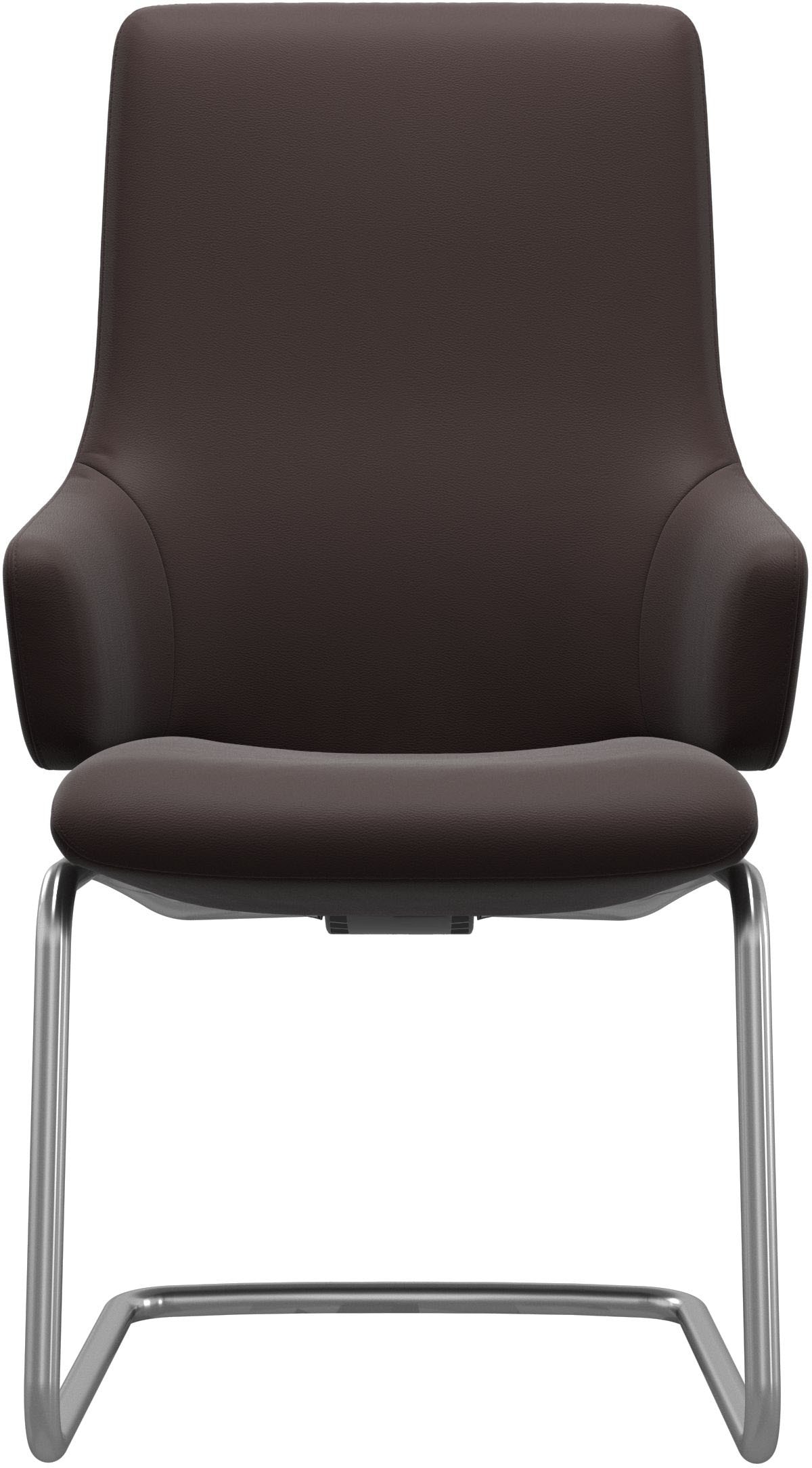 Stressless® Polsterstuhl »Laurel«, Leder PALOMA, High Back mit Armlehne, Größe L, mit Beinen aus Stahl in Chrom matt