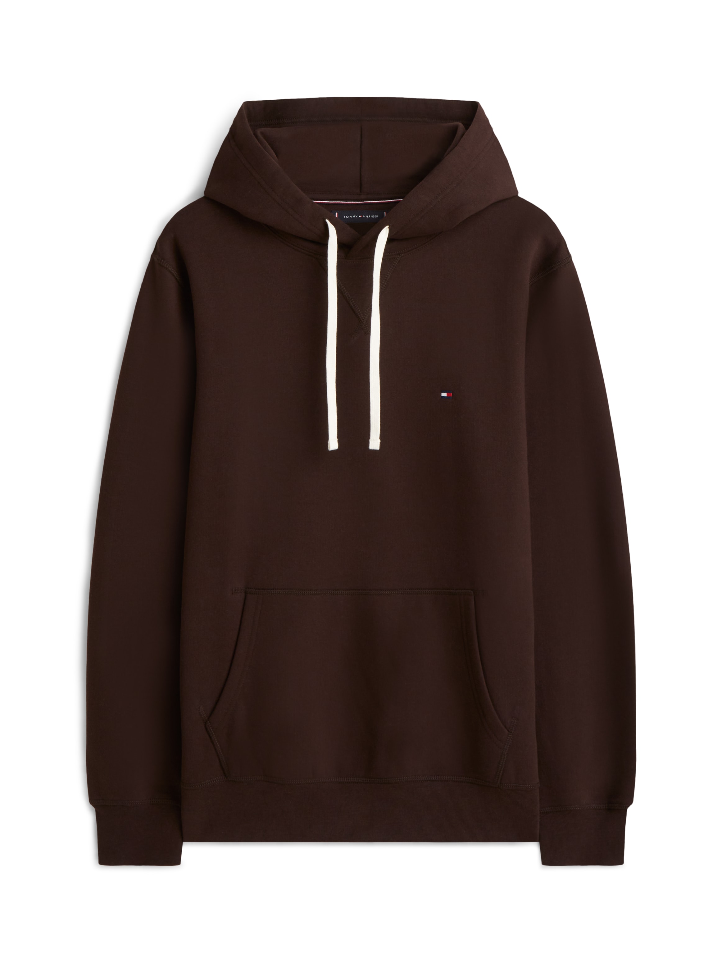 Tommy Hilfiger Hoodie »ESS SEASONAL FLEECE HOODY mit Kapuze und Kängurutasche«, unifarben, casual, regular fit, Baumwollmix, Kapuze
